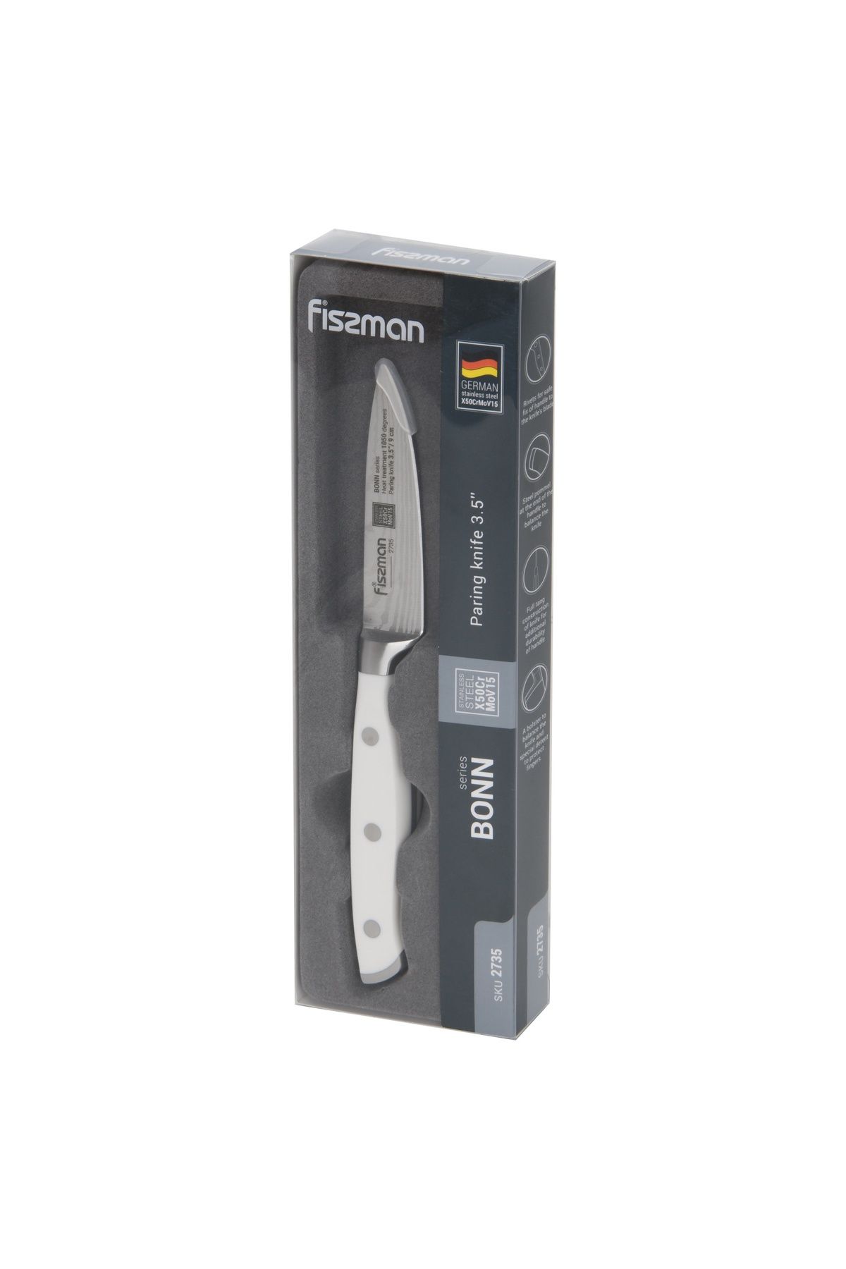 Fissman-3.5'' Paring Knife Bonn Series, with Sharp Blade and Sturdy Non Slip Handle 6