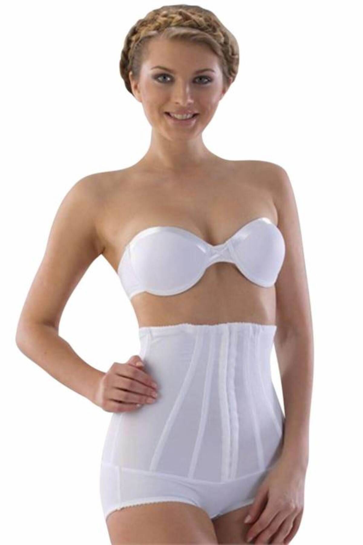 SheyMa Giyim SheyMa stl Emay Balenli Mideli Slip Lazer Korse 2824