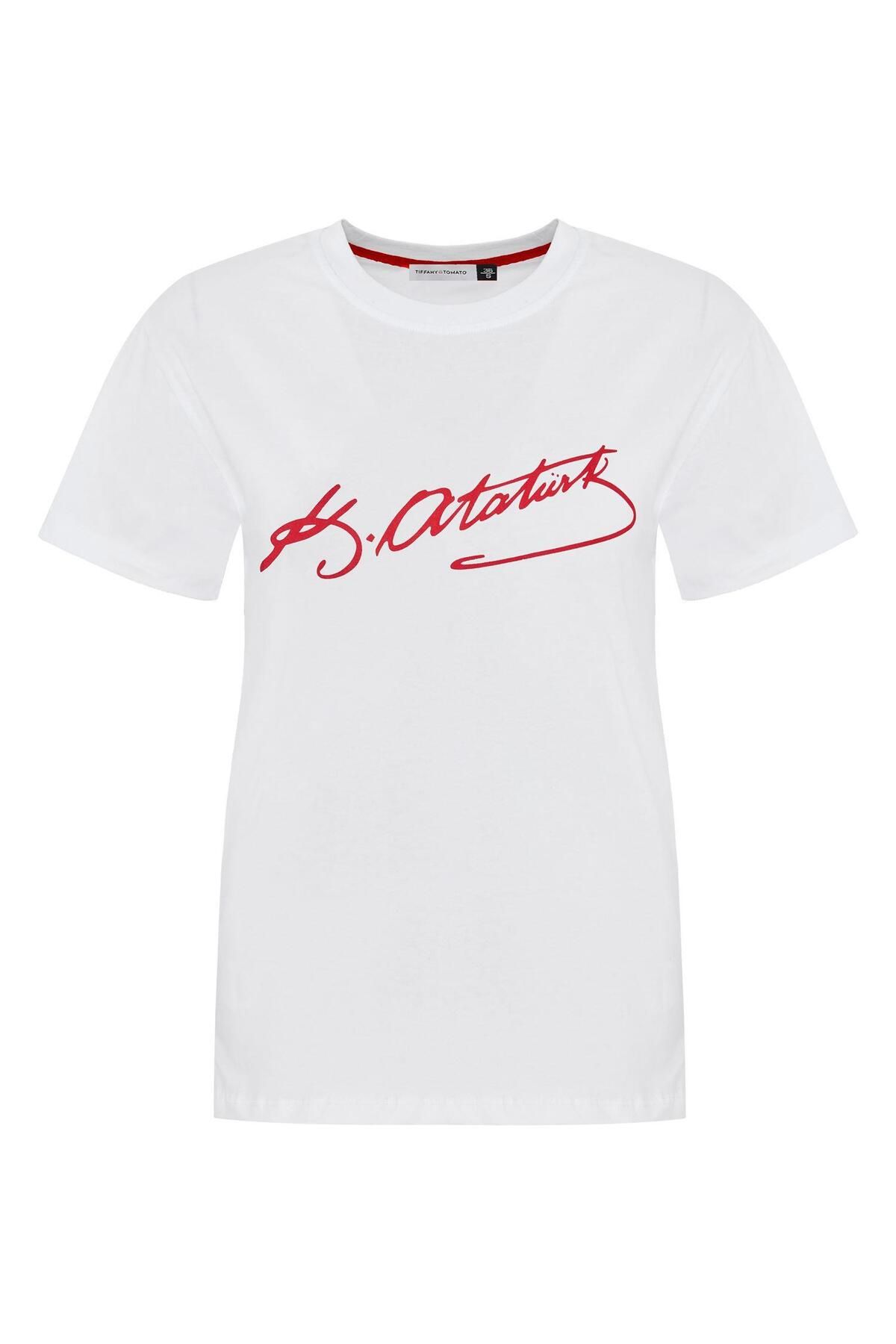 TIFFANY&TOMATO Atatürk İmzalı T-Shirt