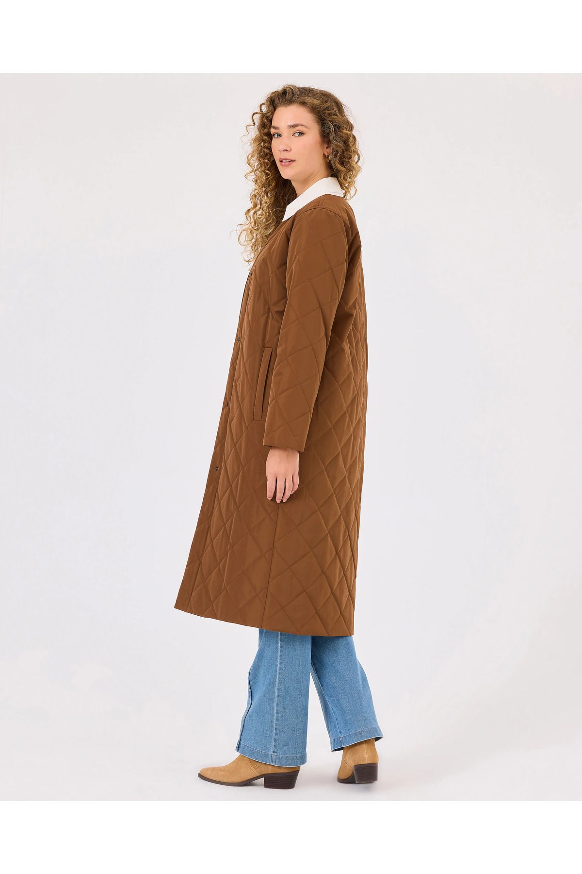 SCL-Quilted Anorak Coat with Snap Buttons 4