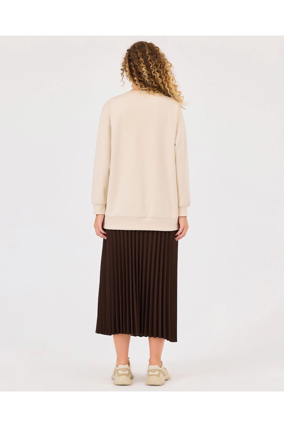 SCL-Text Printed Long Sleeve Sweatshirt 6