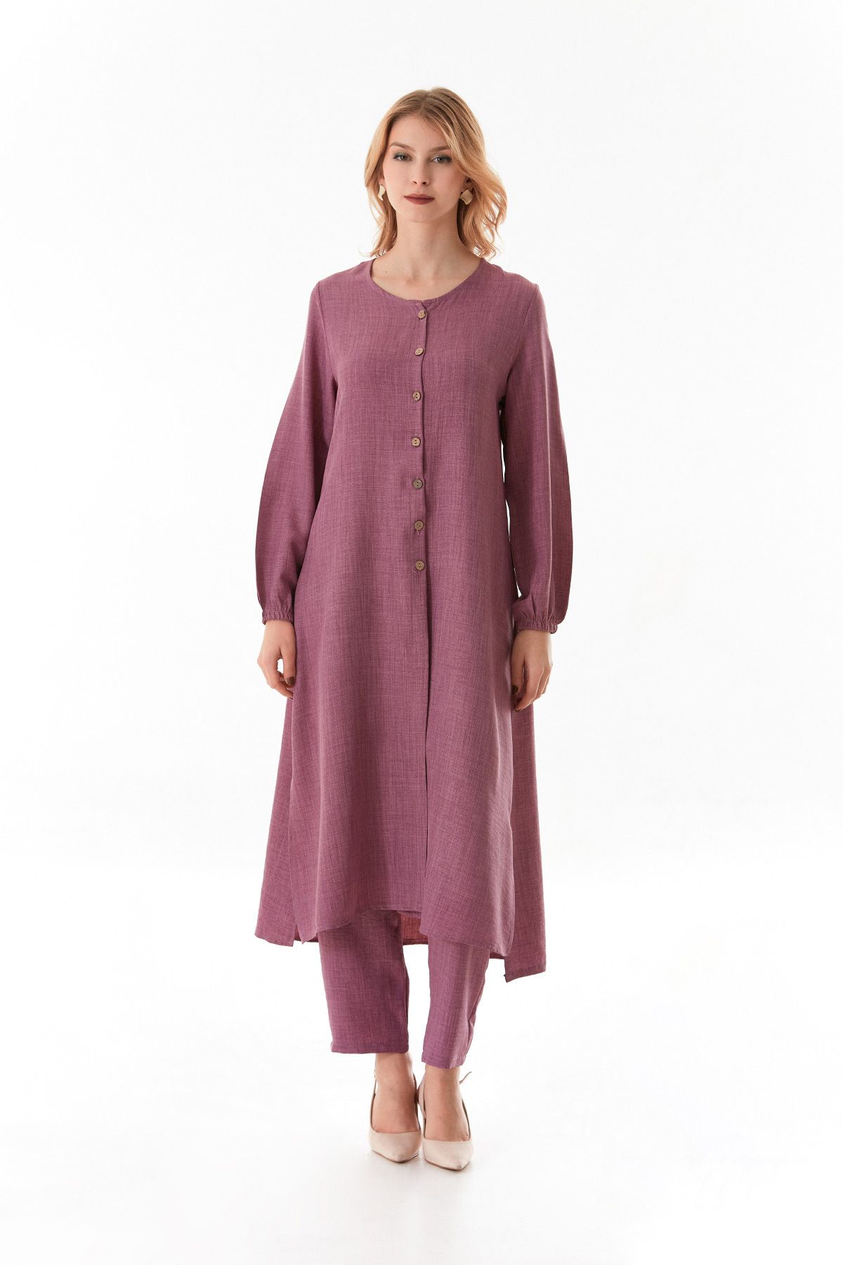 Fulla Moda-Fullamodest Basic Buttoned Set 1