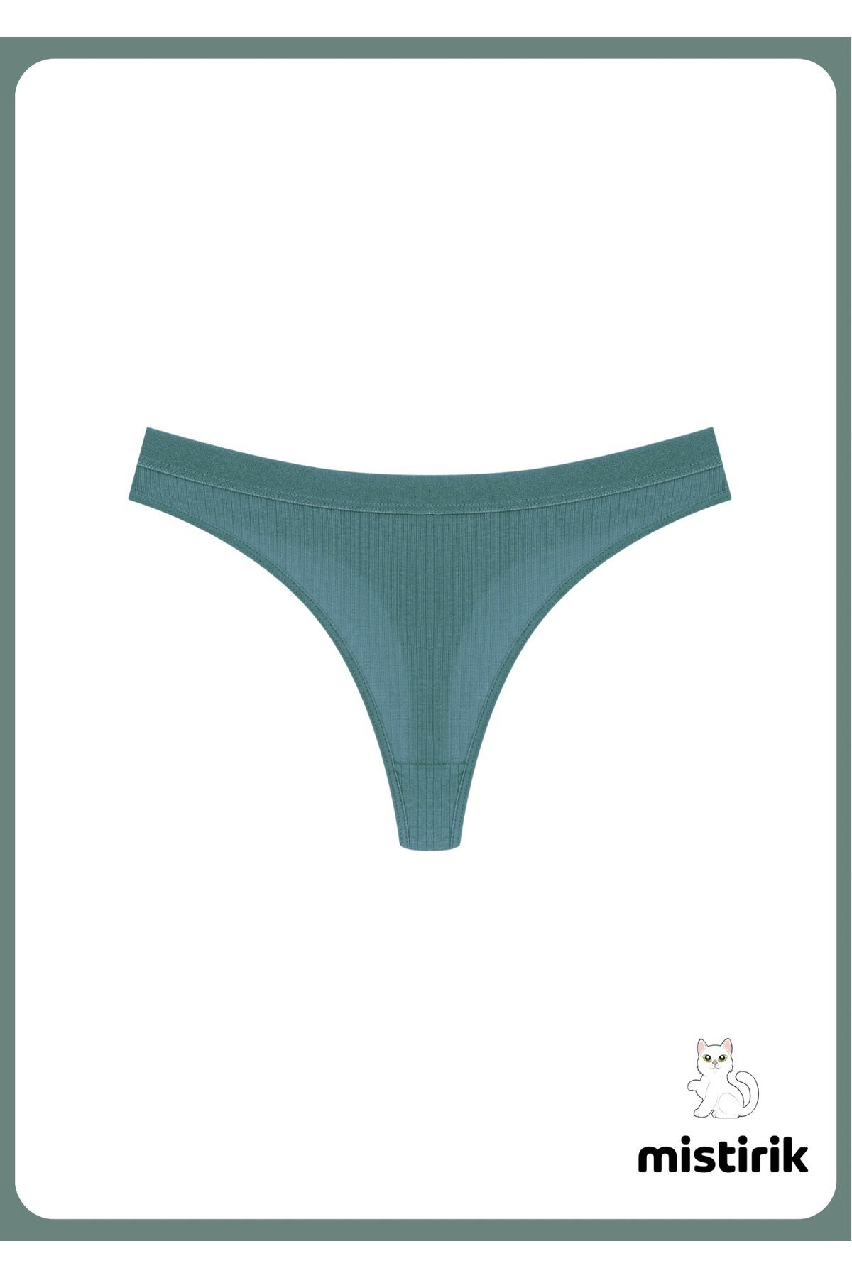 MİSTİRİK-Paulo Model Flexible and Soft Corded String Μοντέλο Αθλητικά Σλιπ Νερό Πράσινο Χρώμα 1
