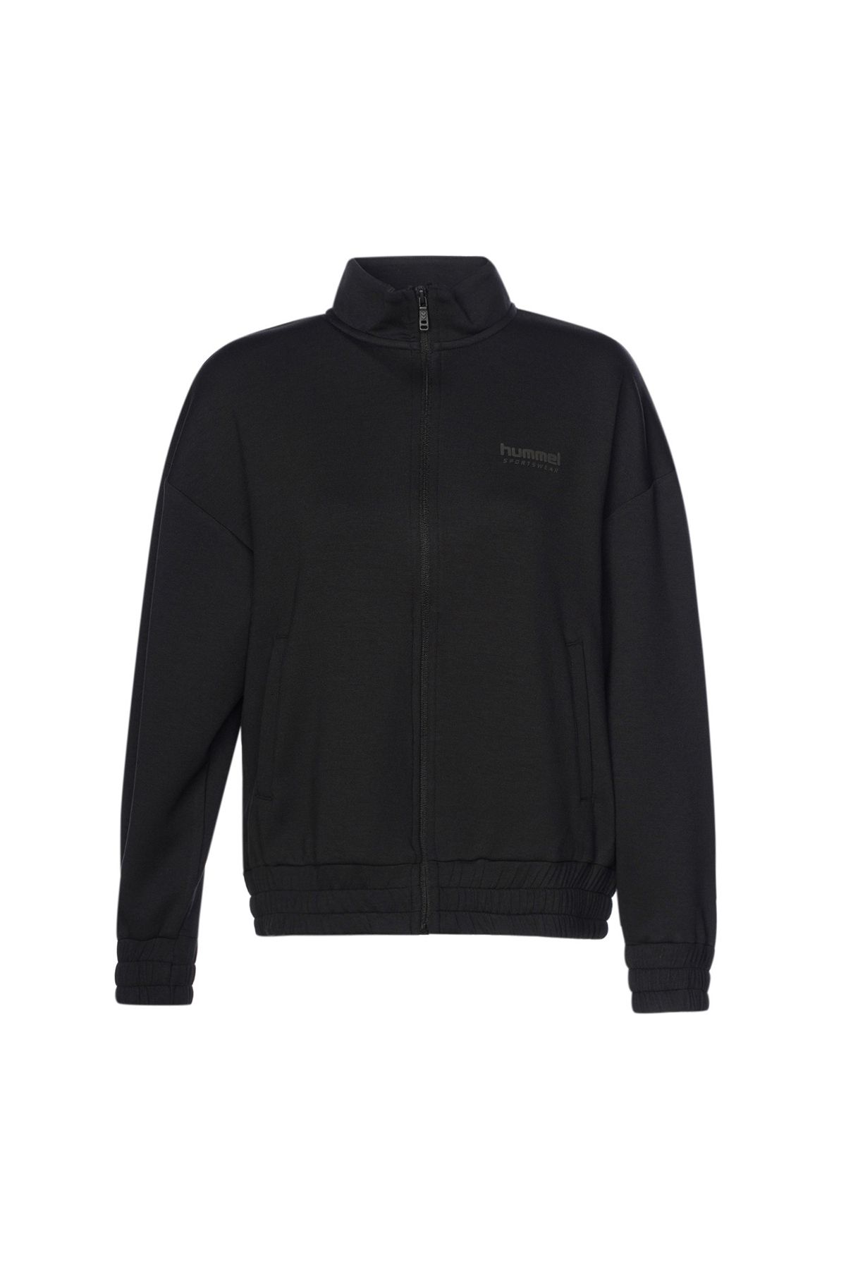 hummel-Jachetă neagră pentru femei Sabrina cu guler vertical 4