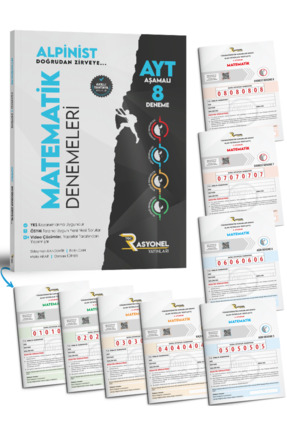 Rasyonel Yayınları AYT Matematik 8 AŞAMALI Deneme (Müfredata Uygun - ÖSYM Aya...