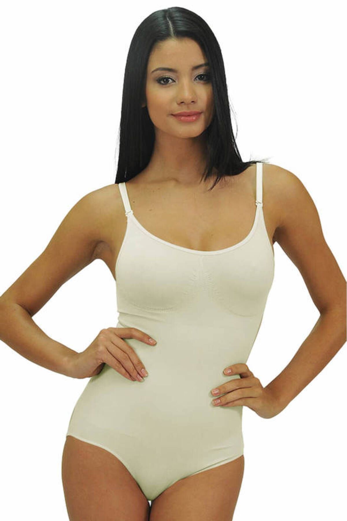 SHEYMA stl Slip Kesim Çıtçıtlı Body Korse 1040