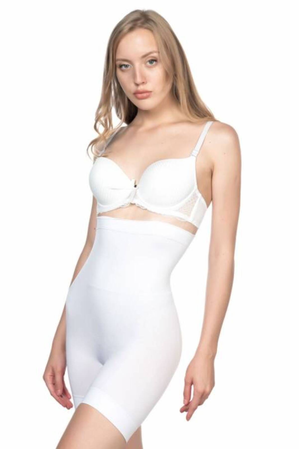 SheyMa Giyim SheyMa stl Emay Dikişsiz Paçalı Boxer Korse 2056