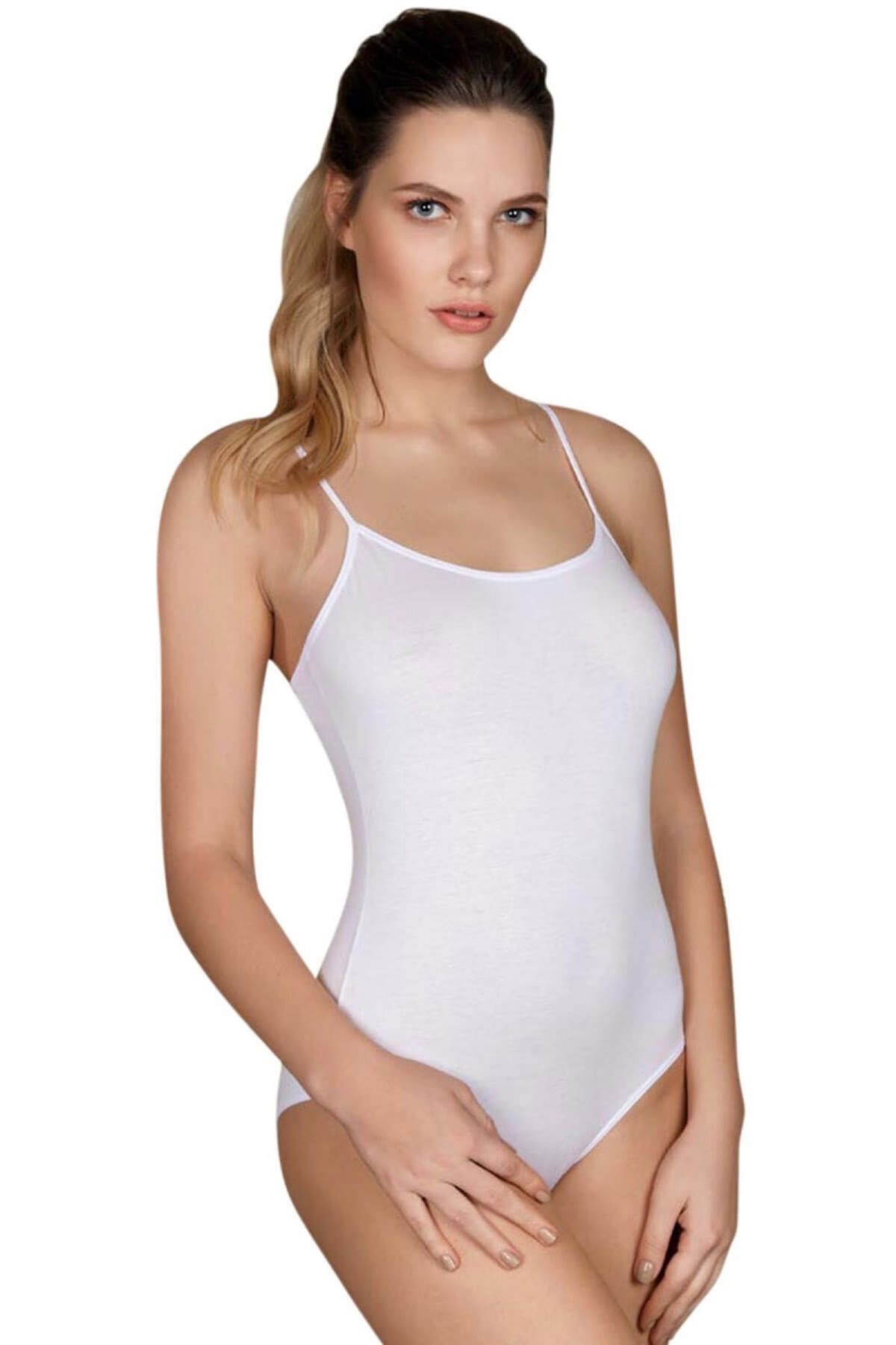 SheyMa Giyim SheyMa stl İnce Askılı Çıtçıtlı Body 5713