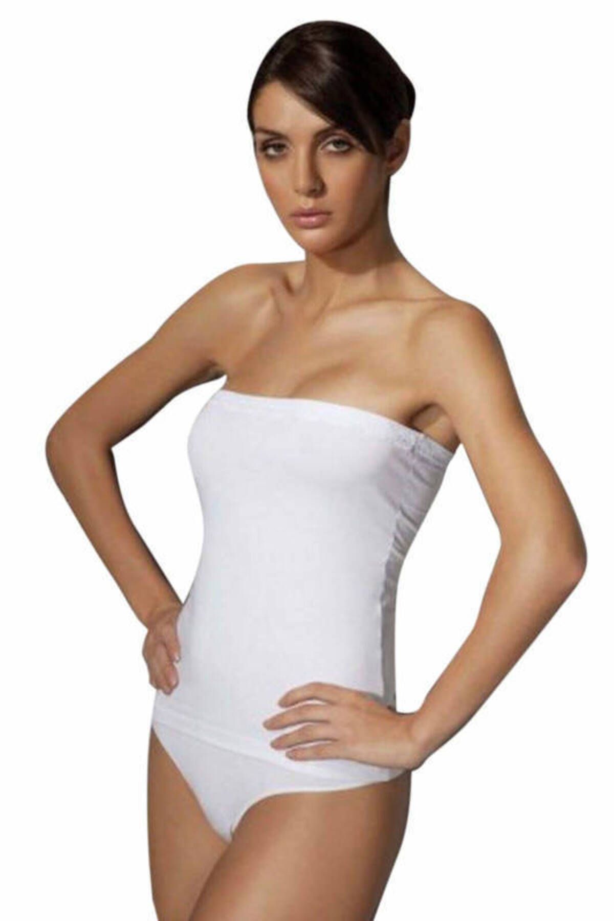 SHEYMA stl Doreanse Askısız Straplez Atlet 9207