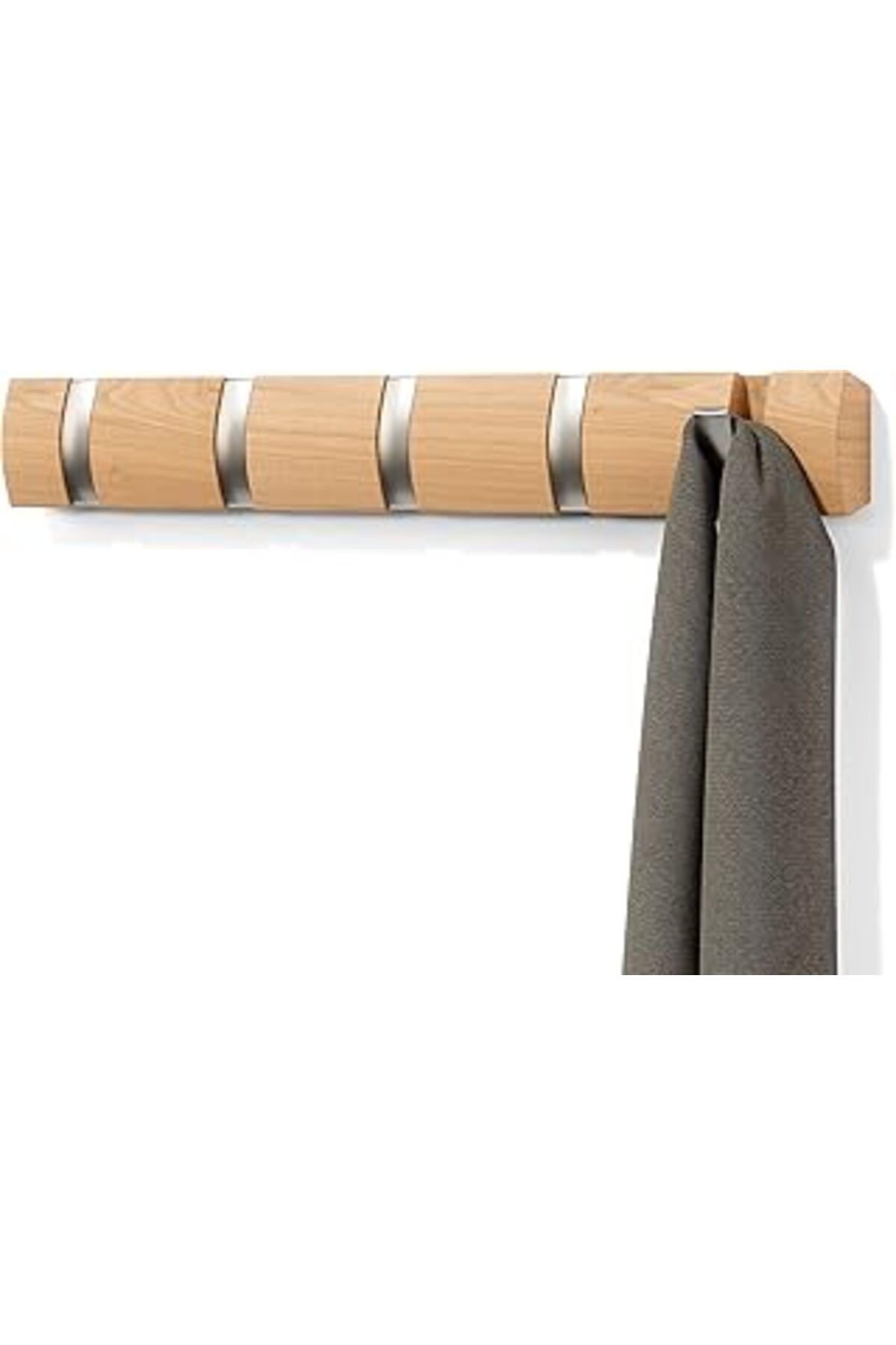 Hepta Collection-Umbra Flip 5 Wardrobe Hanger – Modern, Simple and Space-Saving Wardrobe Bar, Jackets, Ma 1