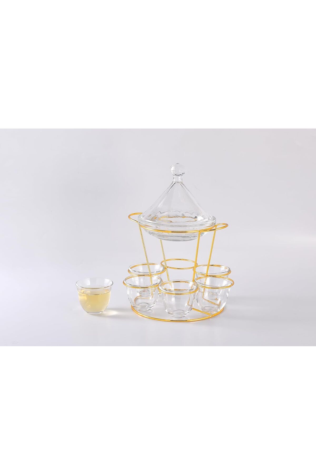 ORCHID-7PCS TAJINE SET WITH STAND 3