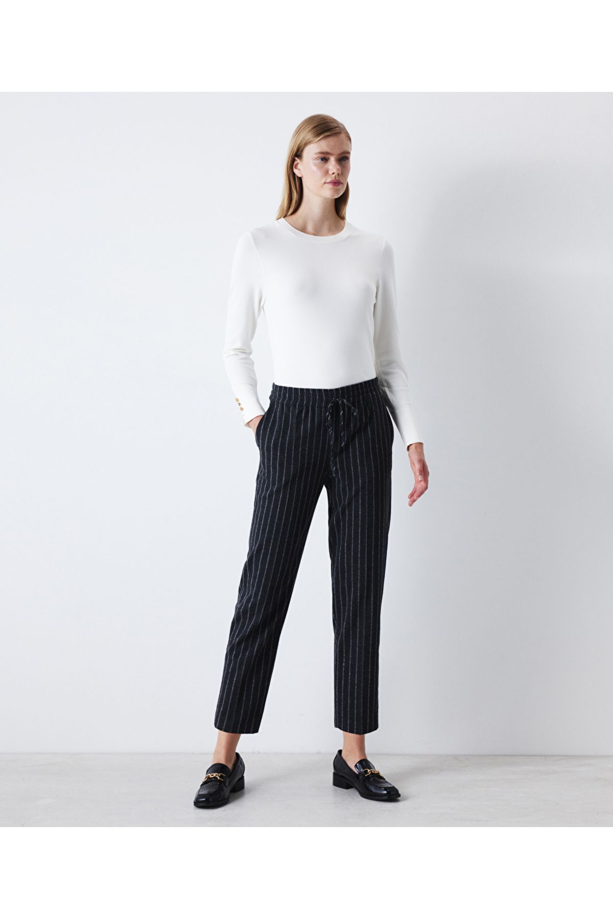 MISS IPEKYOL Pantaloni Cu Model De Linie Femeie - 42