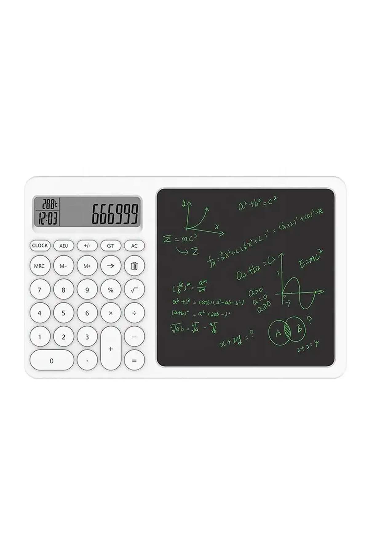 Microcase Standlı LCD Yazma Tabletli Kalemli Fonksiyonel Hesap Makinası - AL5067