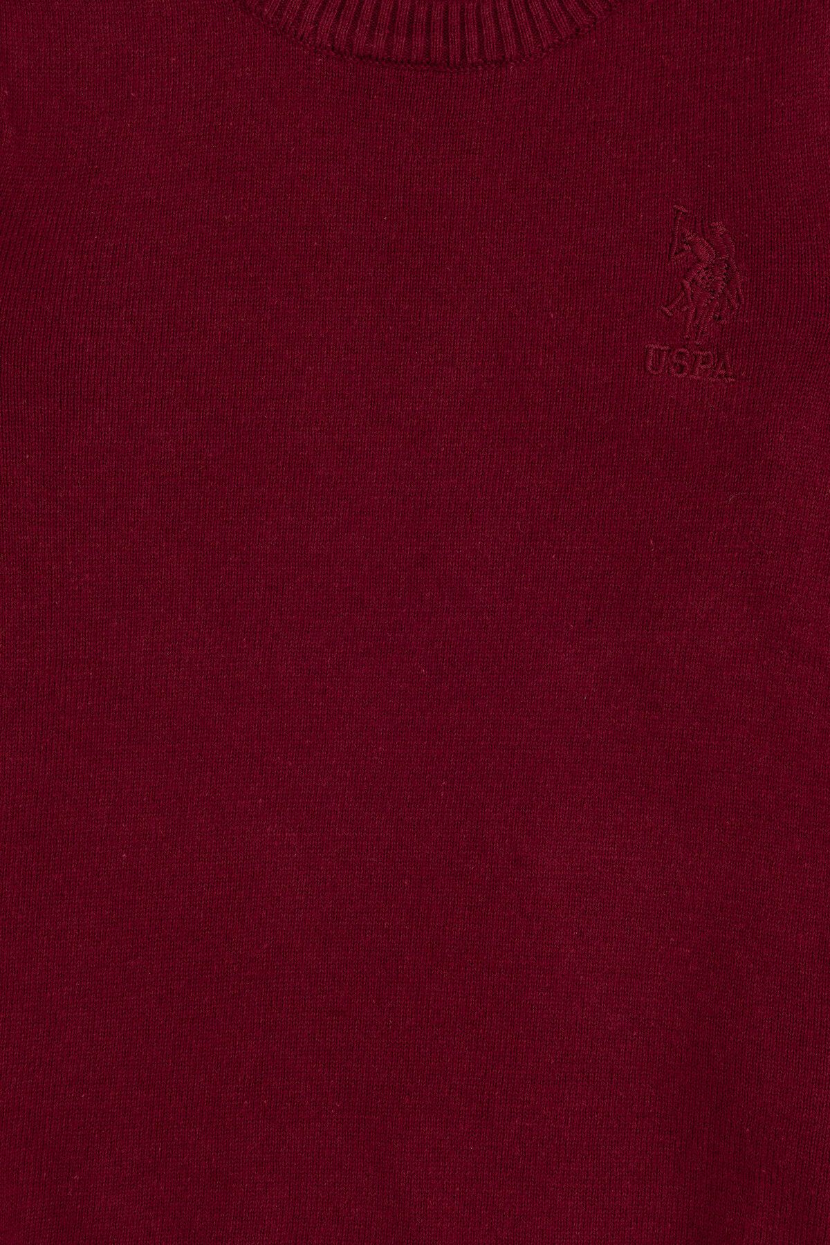 U.S. Polo Assn.-Boy's Burgundy Basic Sweater 50288893 -Vr014 3