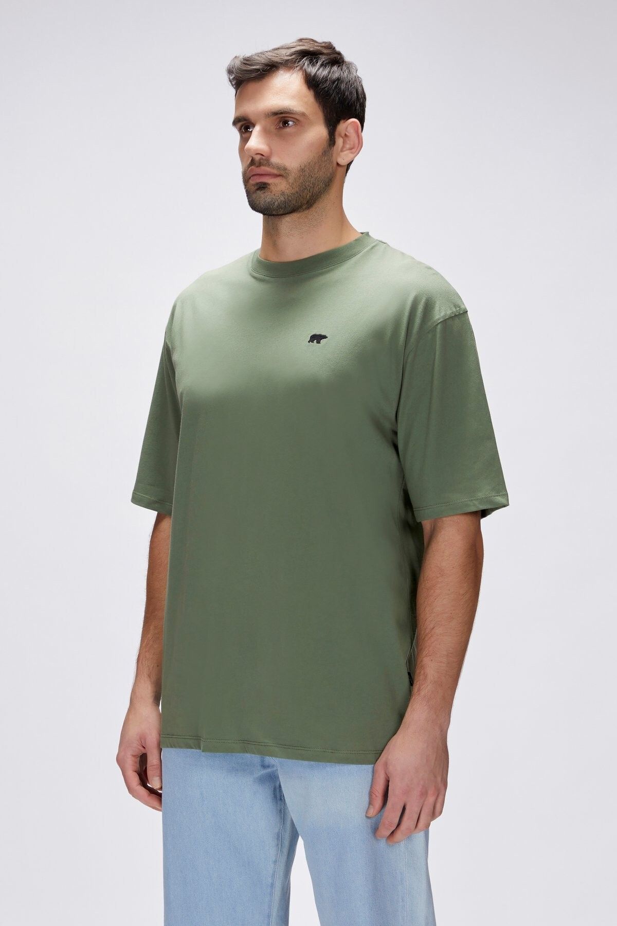 Bad Bear-Damon Green Men's Oversize T-Shirt 3