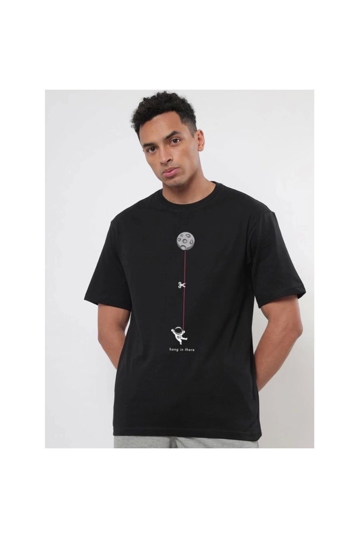 Narnuga Erkek Baskılı Oversize Tshirt