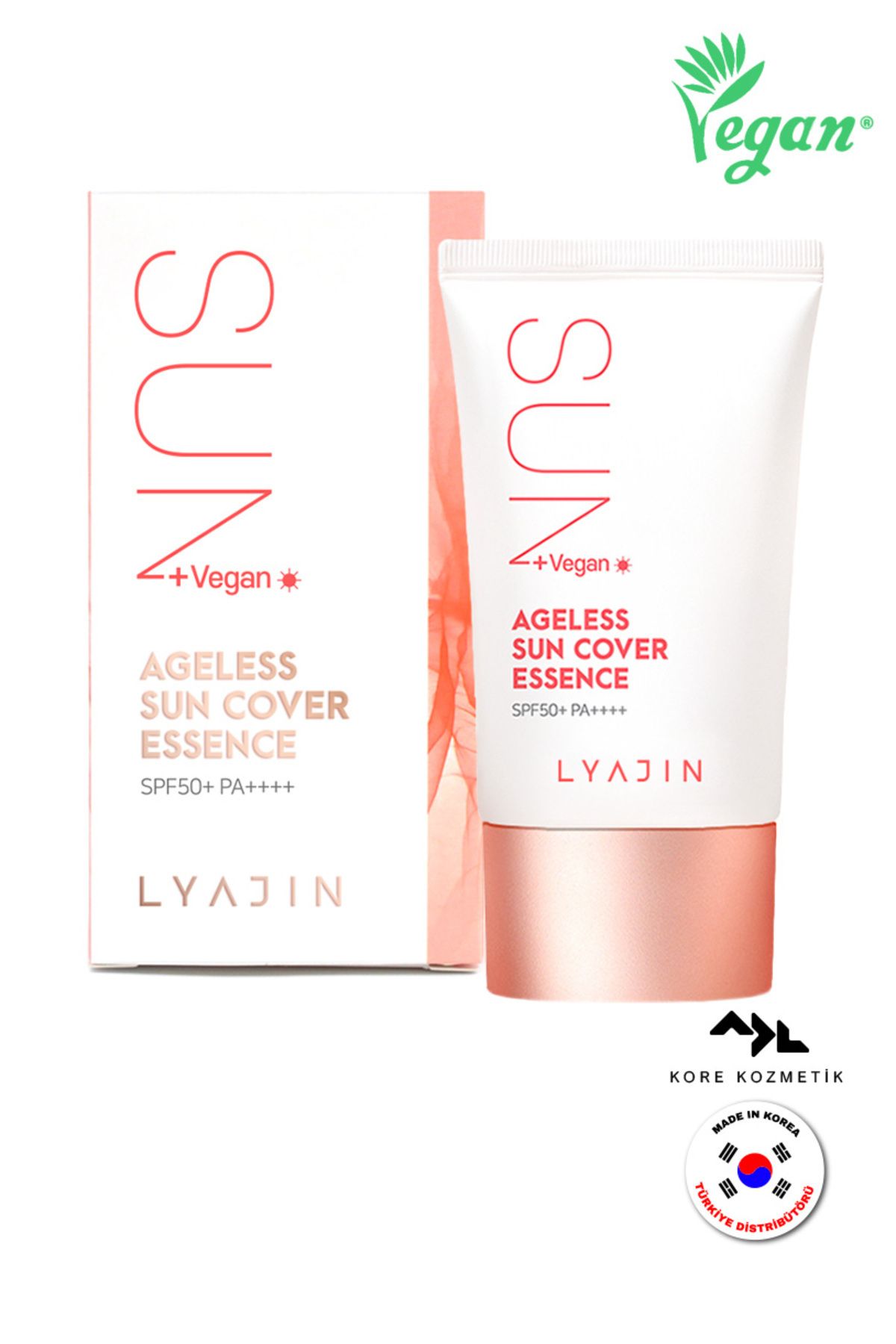 LYAJIN Ageless Suncover Aydınlatıcı Güneş Koruyucu Esans 50 ml - Vegan