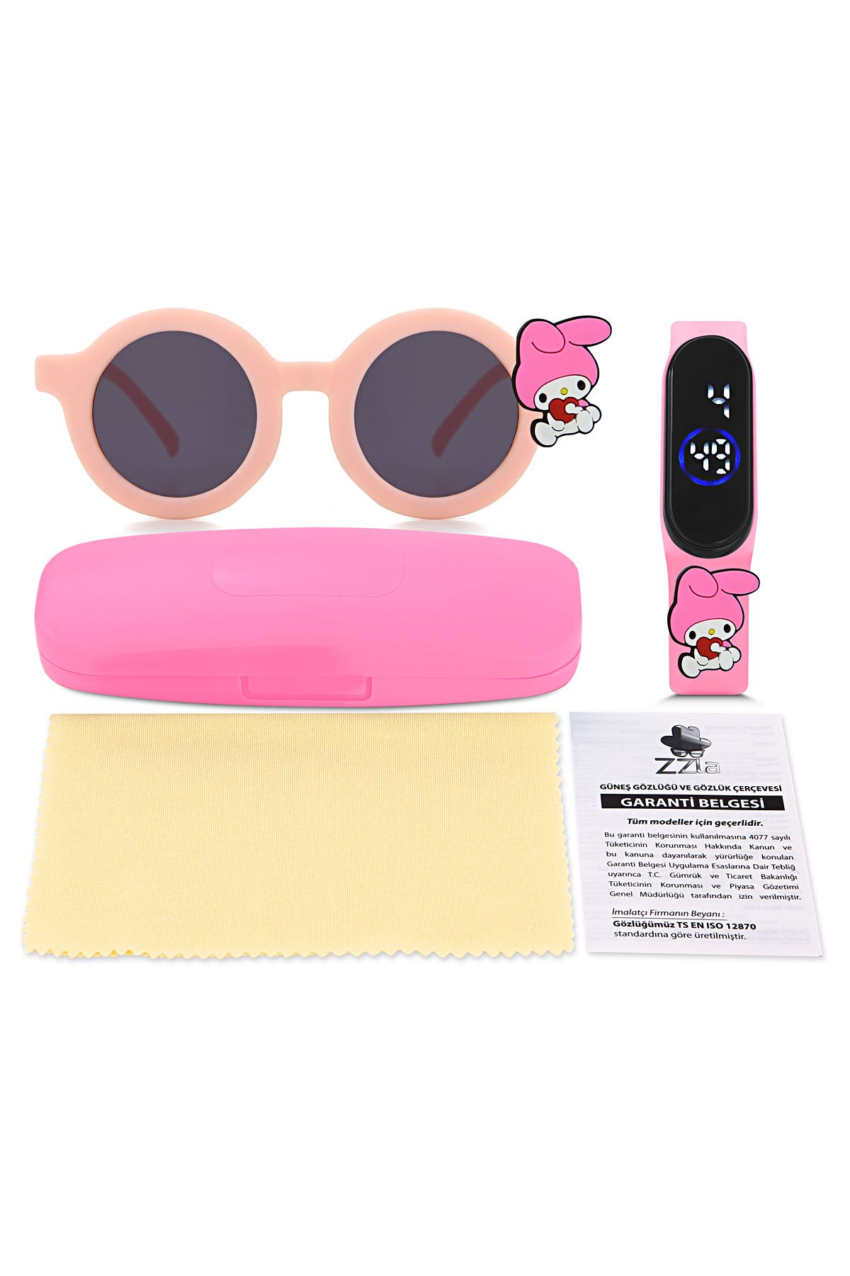 Zzla-Uv400 Protection Children's Sunglasses Waterproof Touch Led Children's Watch with Box Gift 1