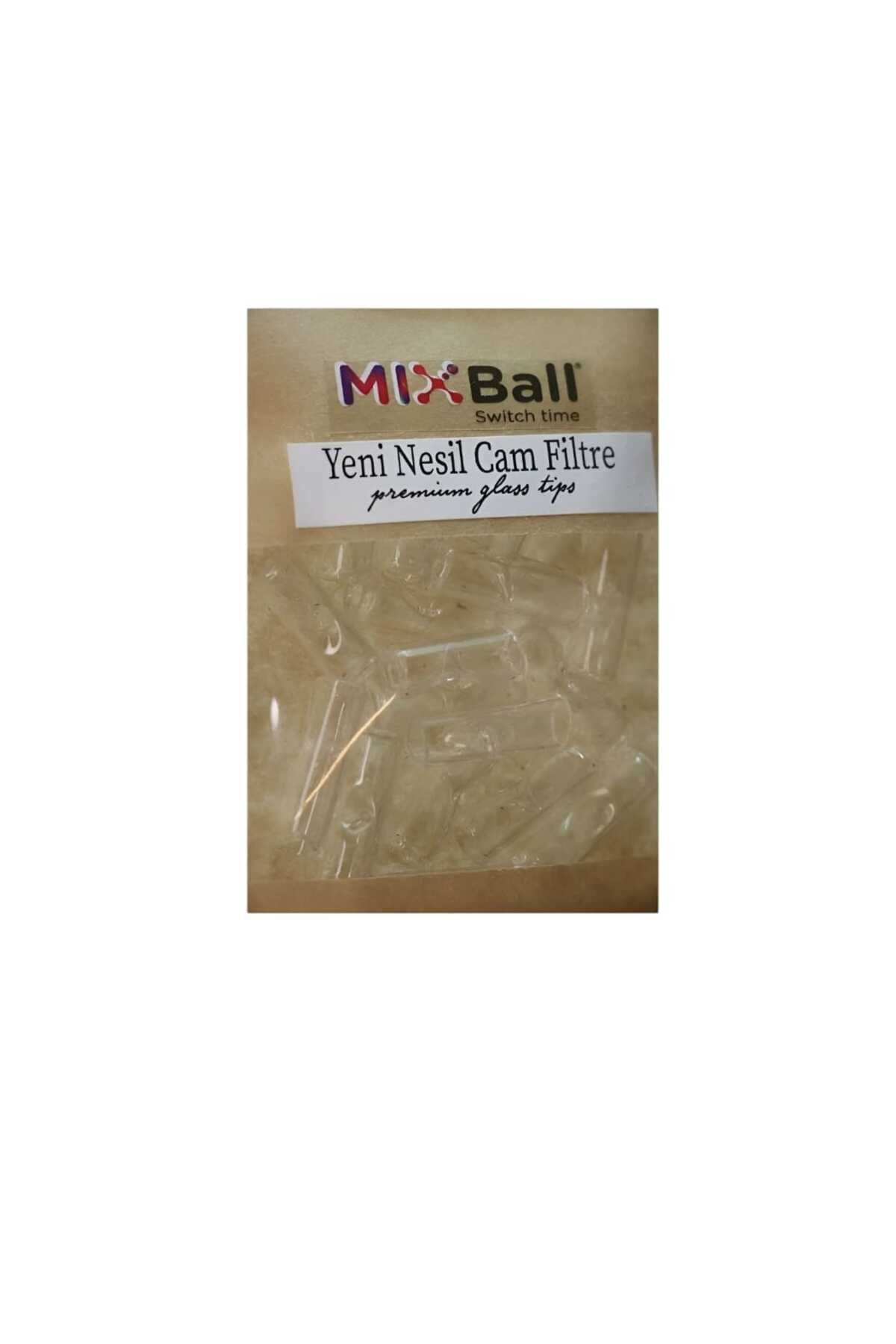 Mixball Yeni Nesil Organik Cam Filtre Zıvana 20 Adet Kilitli Ambalaj 7 Mm X 20 Mm