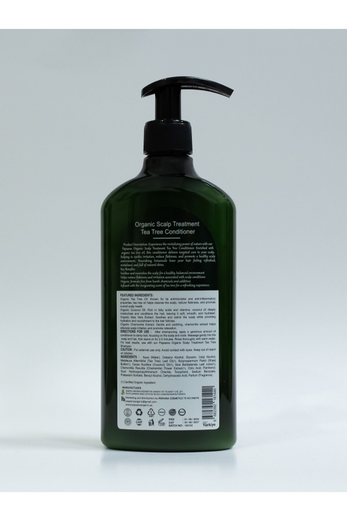 Papaana Organic-Papaana Organics Tea Tree Scalp Treatment Conditioner (400ml) 3