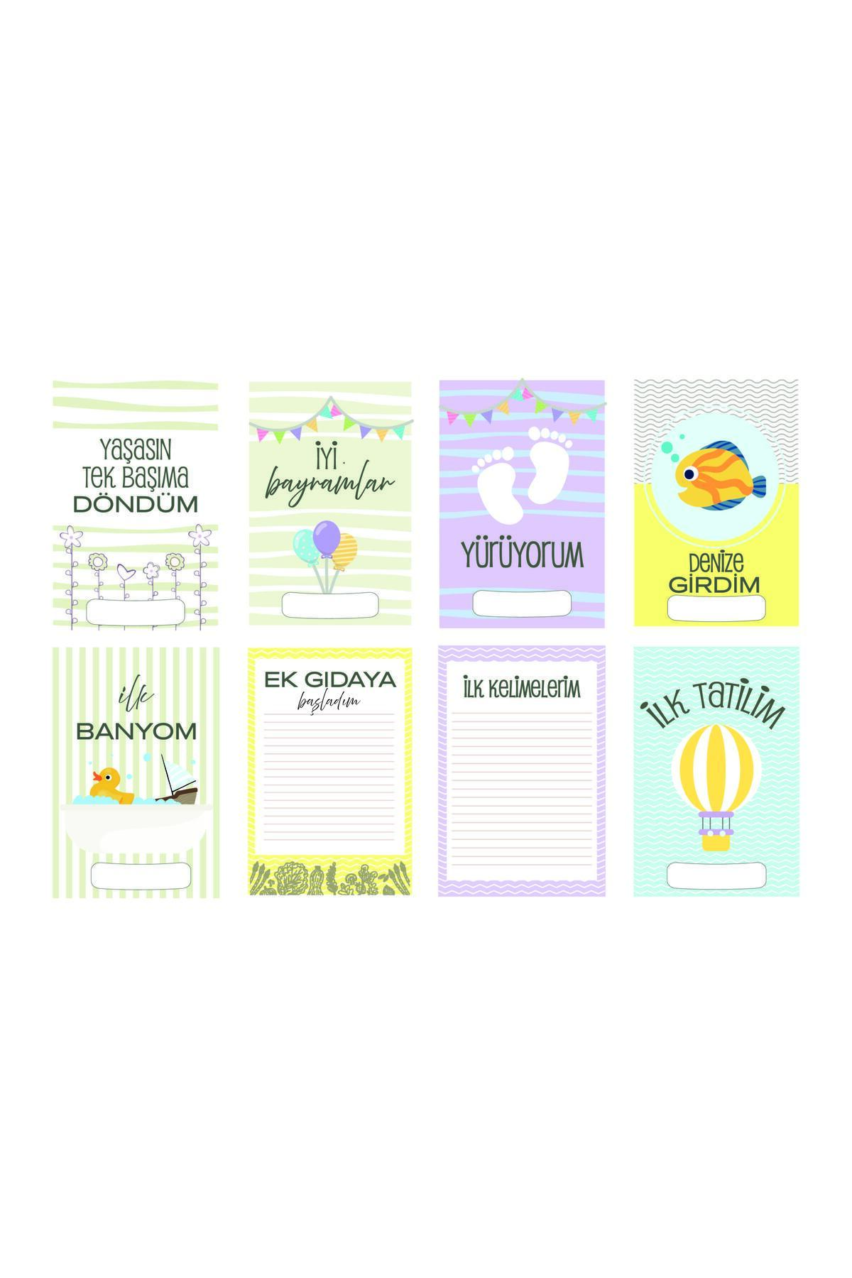 Mifold Mine Memory Bebek - Hamile Fotoğraf Anı Hatıra Kartı Seti 40 Adet - Hediyelik (ÇİÇEKLER) fotoğrafı 7 (önizleme)