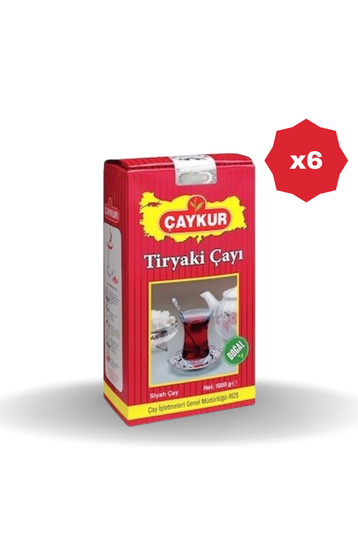 ÇAYKUR TİRYAKİ 1 KG - (6 ADET)