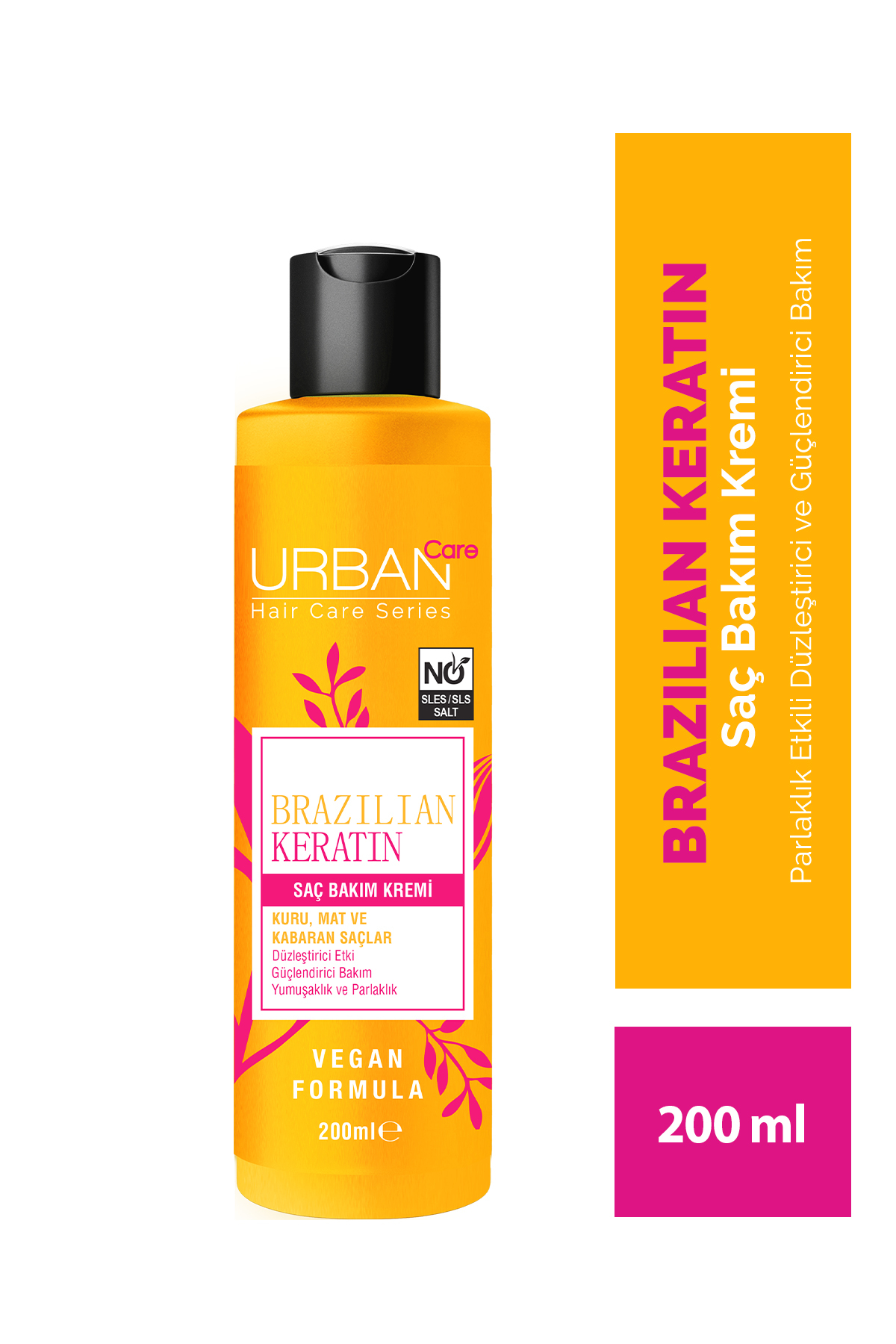 Brazilian Keratin Düzleştirici Etkili Saç Bakım Seti 5'li Set-vegan — URBPKT69 — تصویر 6 از 9