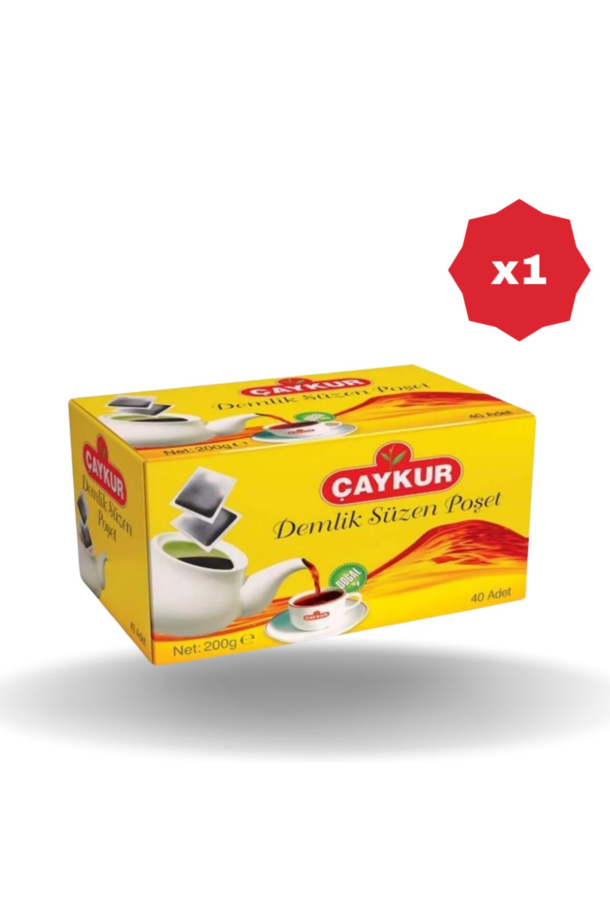 Çaykur ÇAYKUR DEMLİK POŞET ÇAY 200 GR - (1 ADET)