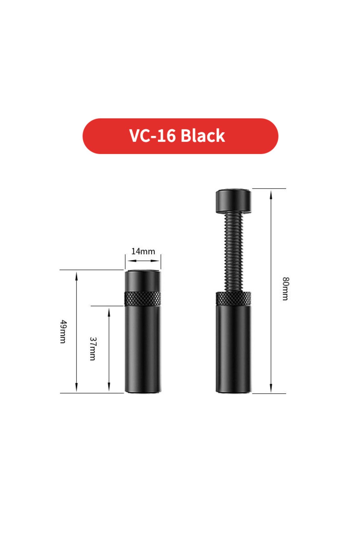 Choice-حامل بطاقة الرسوميات VC-16 B من TEUCER VC-16 حامل عمودي تلسكوبي دوار مع دعامة مغناطيسية 1