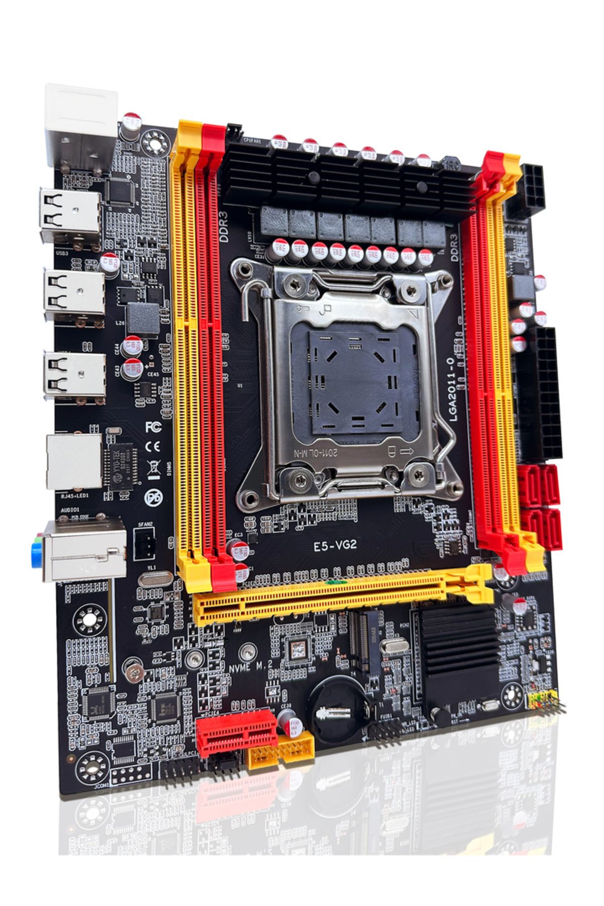 ZSUS-Motherboard Cpu X79 Vg2 Motherboard Set Kit With Intel Lga2011 Xeon E5 2689 C2 Cpu Ddr3 1*16gb 7