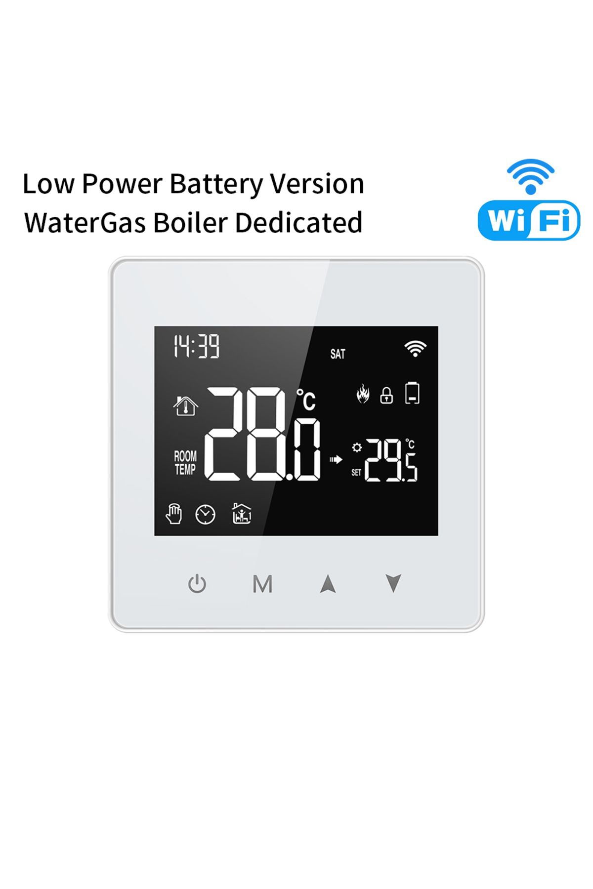 Choice-WiFi Version AVATTO Tuya WiFi/ZigBee Smart Thermostat,Low Power Battery Water Gas Boiler Temperature 1