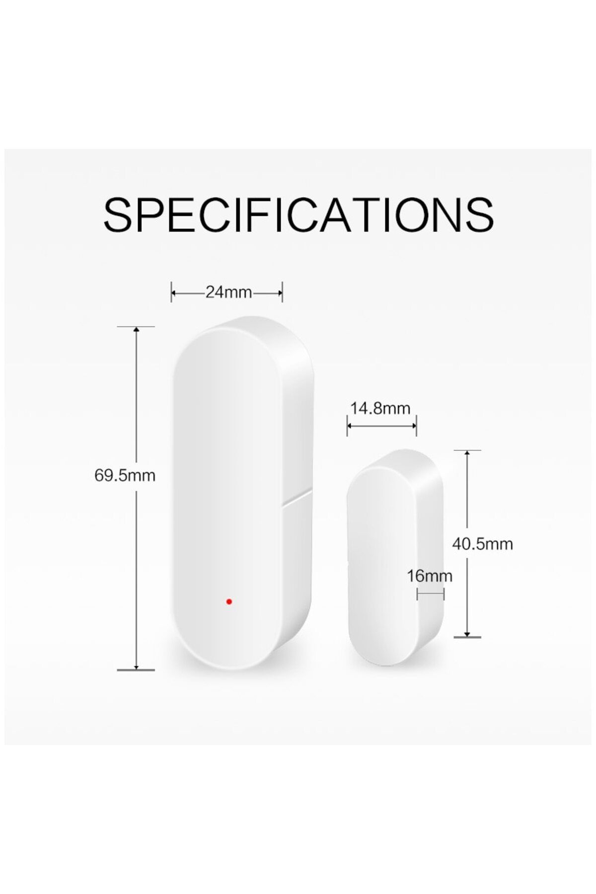 Choice-Tuya Smart Wifi Door Sensor Smart Home Open Close Detector Smartlife App Control Notification Com... 6