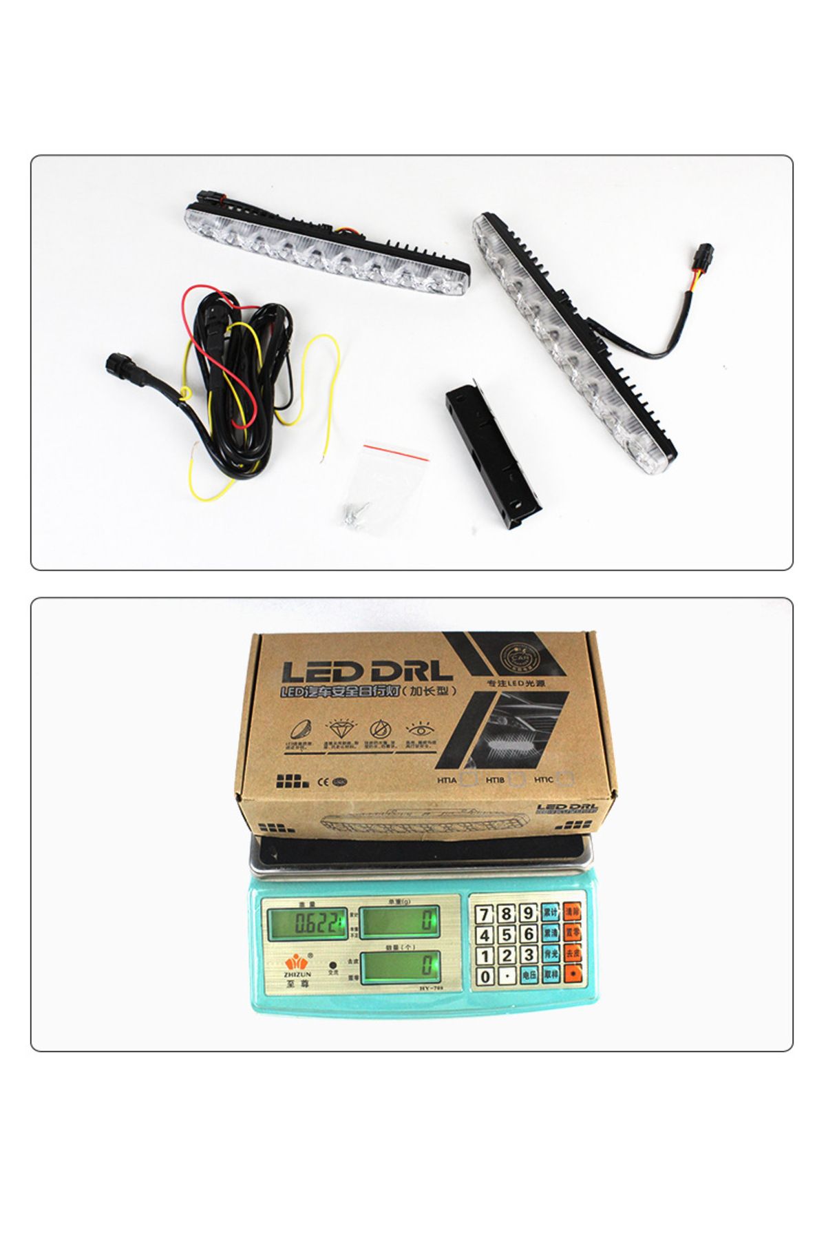 Choice-a set Small Harpoon Daytime Running Lamp 9led Car Daytime Driving Highlight Medium Net Always Bright 1