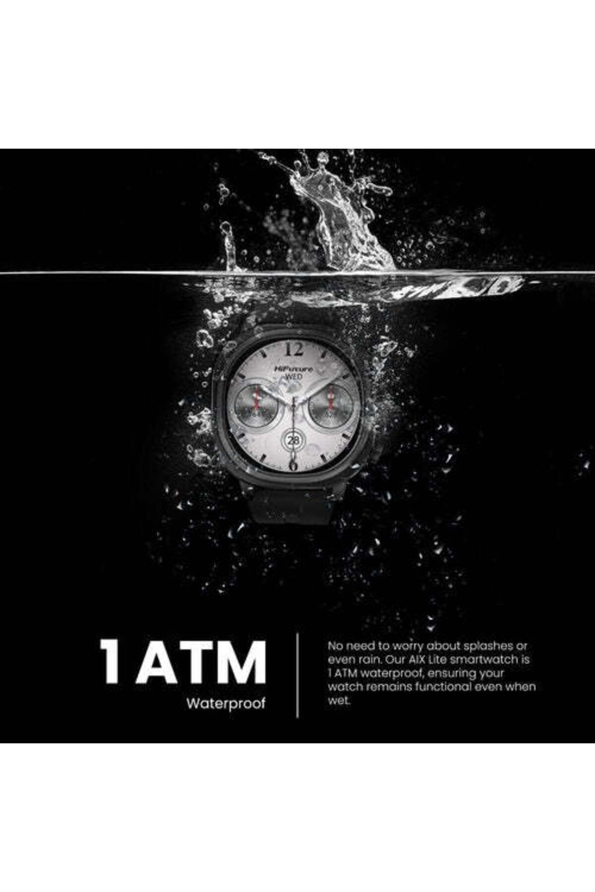 HiFuture-AIX Lite Dual Core Smartwatch with Extra Belt, 1.43" AMOLED Display, Gorilla Glass, 1 ATM Waterproof 4
