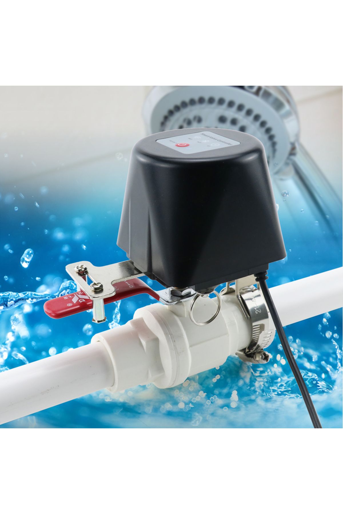 HOENYZY-Wifi Valve Black Tuya Zigbee Smart Gas Valve Wifi Garden Water Shut Off Timer Irrigation Controller 3