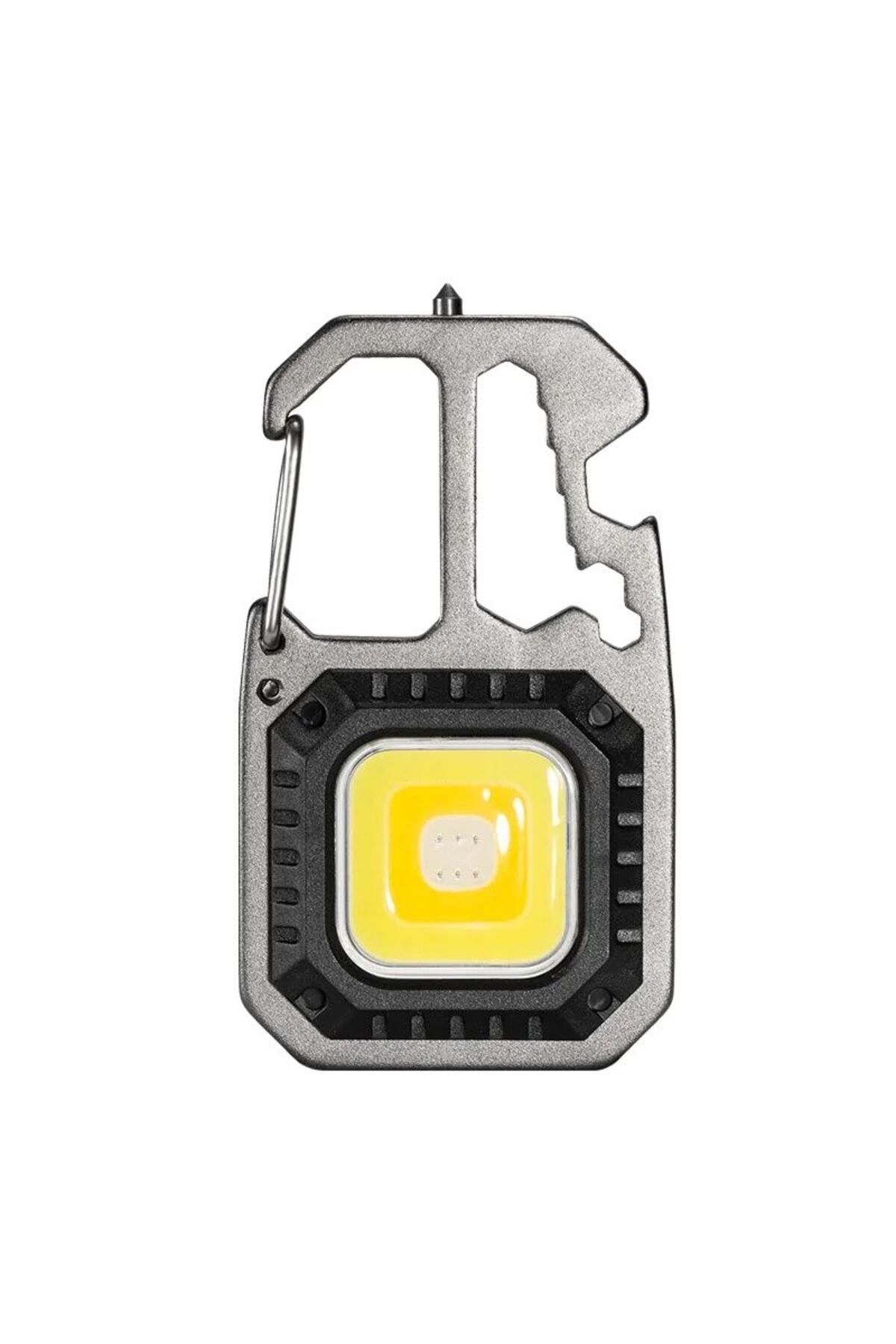 Choice-W5138 black COB Keychain Work Light with Battery Display 8Mode Rechargeable High Lumens Portable LED 8