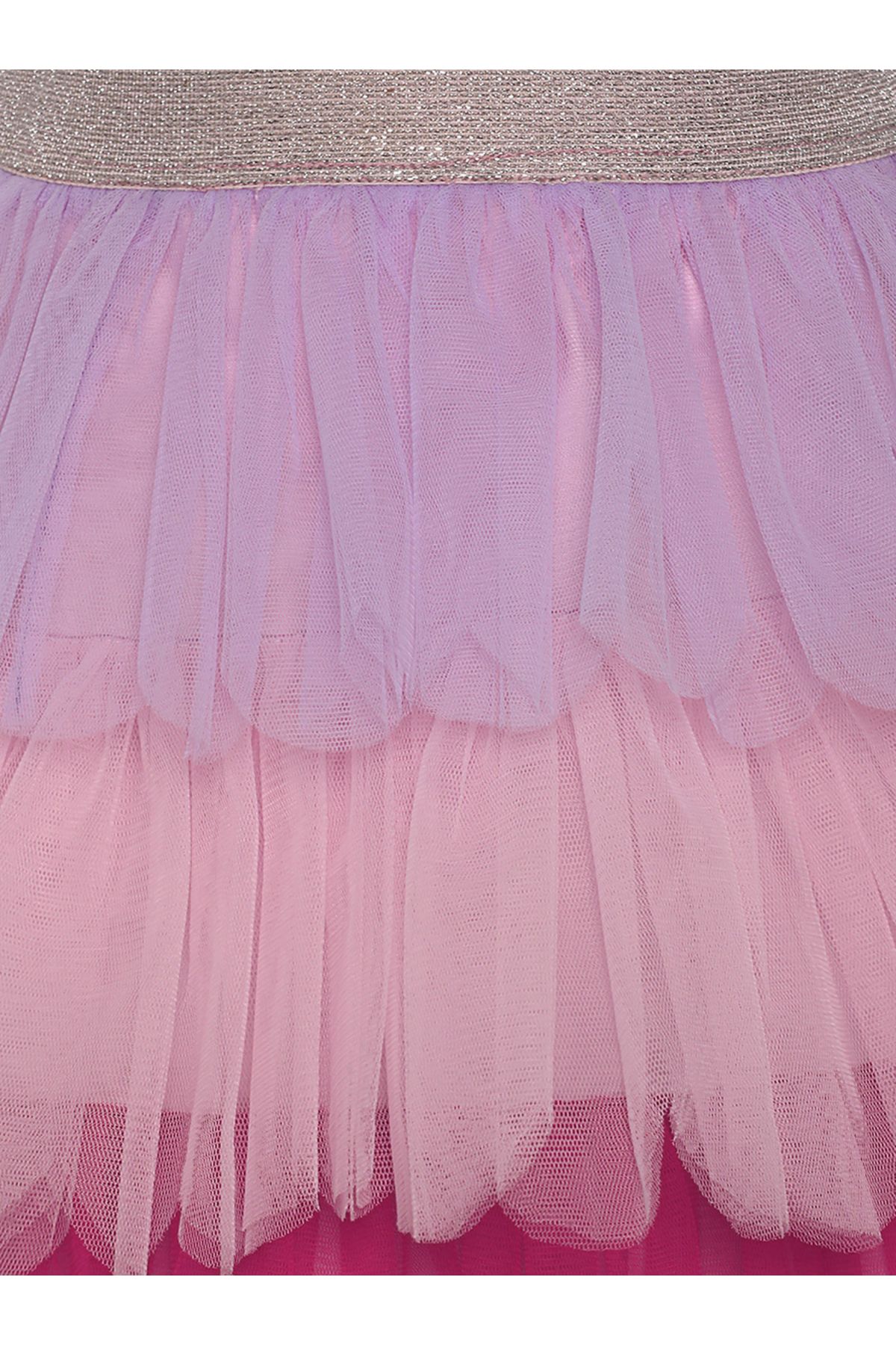 Styli-Ruffle Layer Mesh Skirt 3
