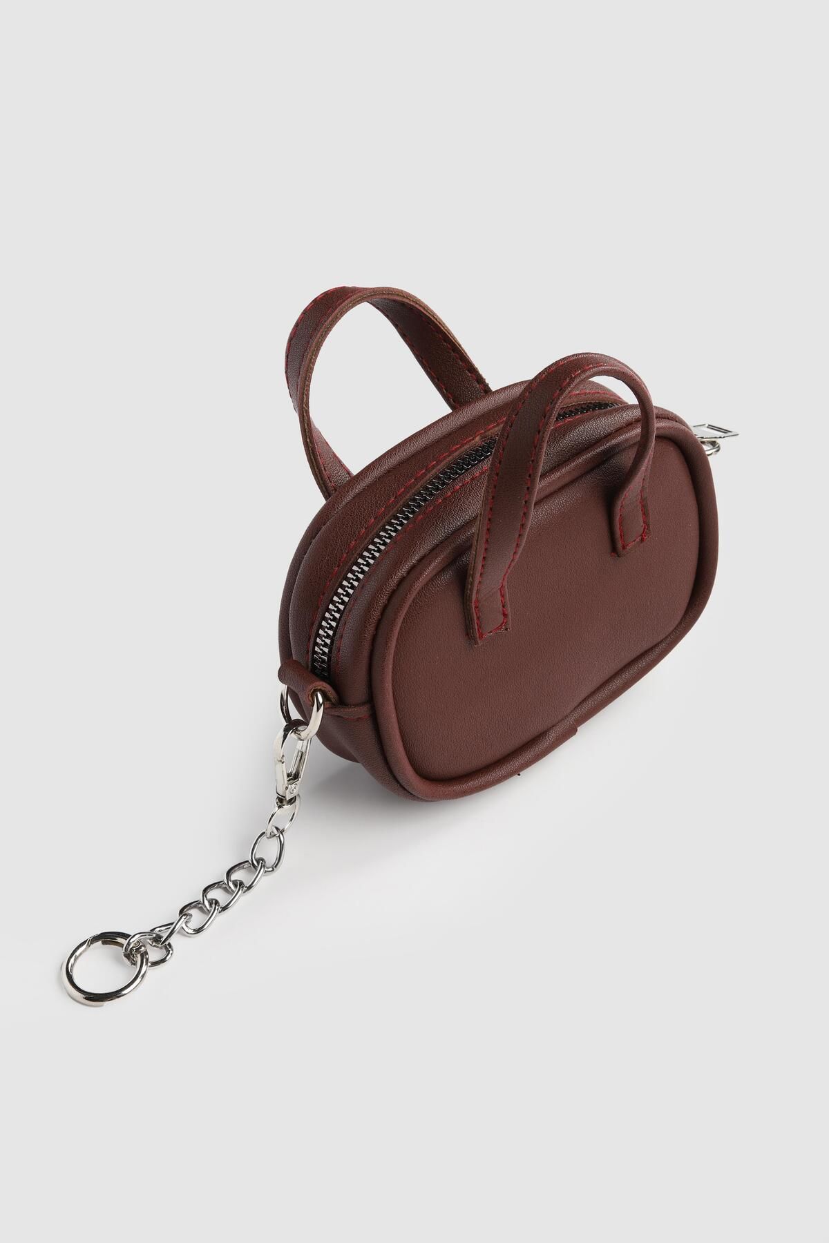 لوازم جانبی کیف زنانه LA'GRACCIO PARIS BAG CHARM BURGUNDY La La'Graccio Paris