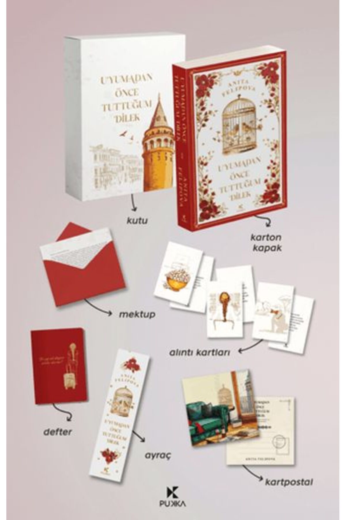 Destek Yayınları Uyumadan Önce Tuttuğum Dilek Kutulu