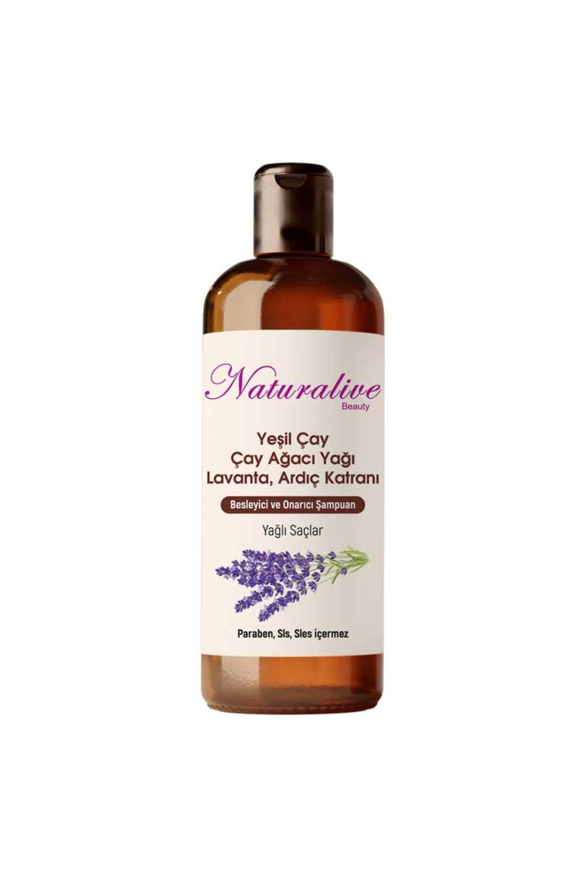 NATURALİVE BEAUTY Yağlı Saçlar Için Şampuan 500 ml