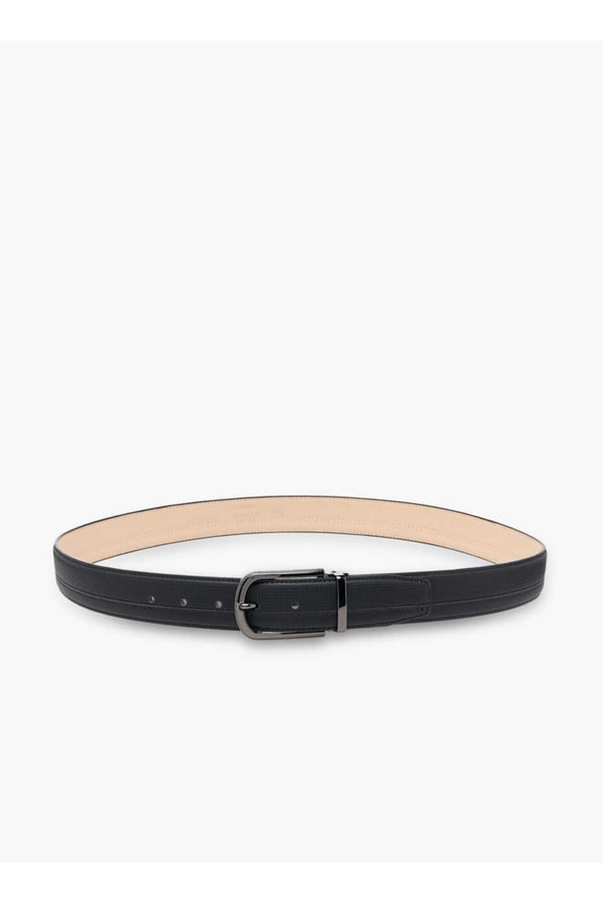 LBL by Shoexpress-LBL by Shoexpress Textured Belt with Pin Buckle Closure 3