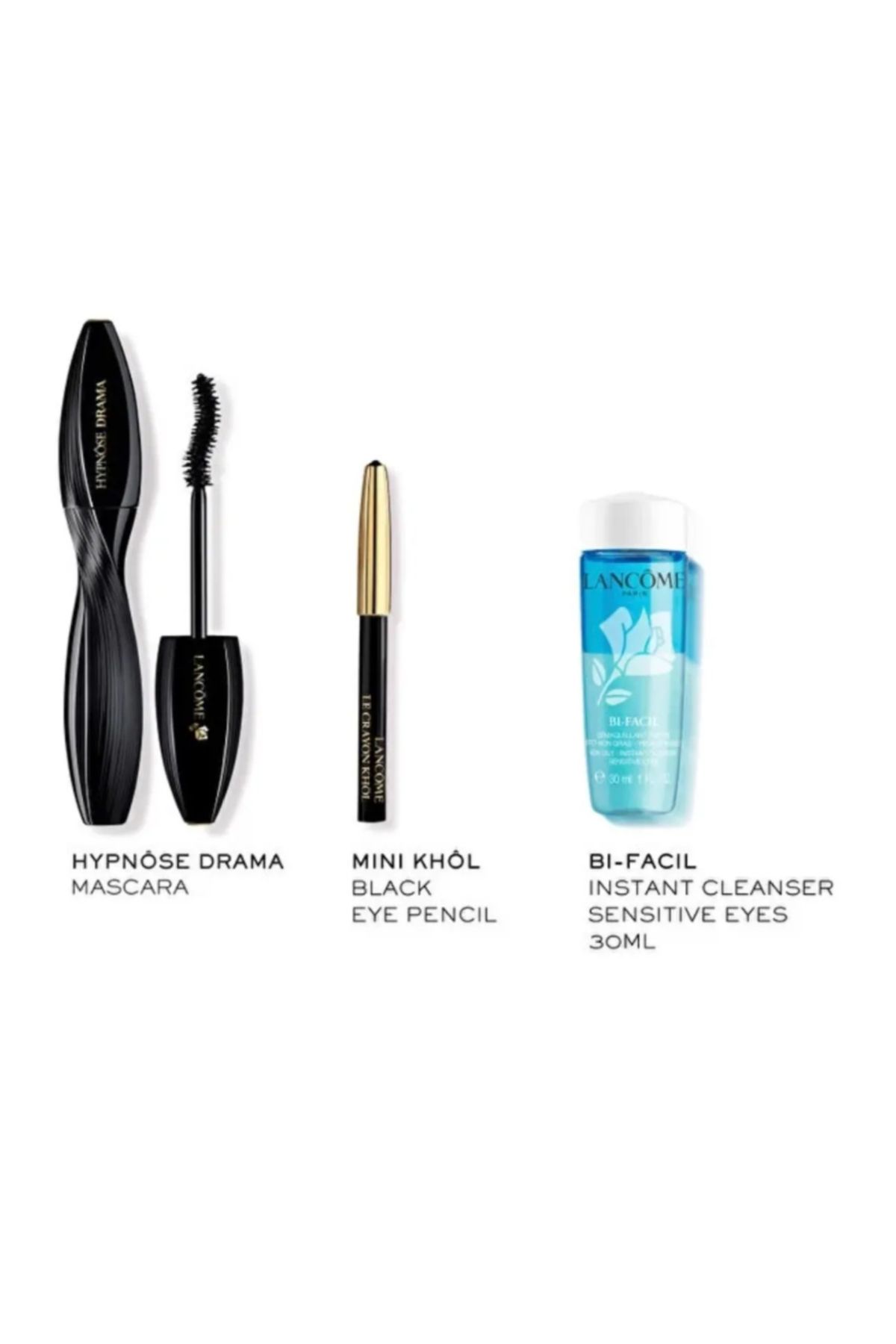 Lancome BI-FACIL Göz Makyaj Temizleyici 30 ML (Hypnose Drama Maskara + Siyah Mini Khol Göz Kalemi HEDİYE)
