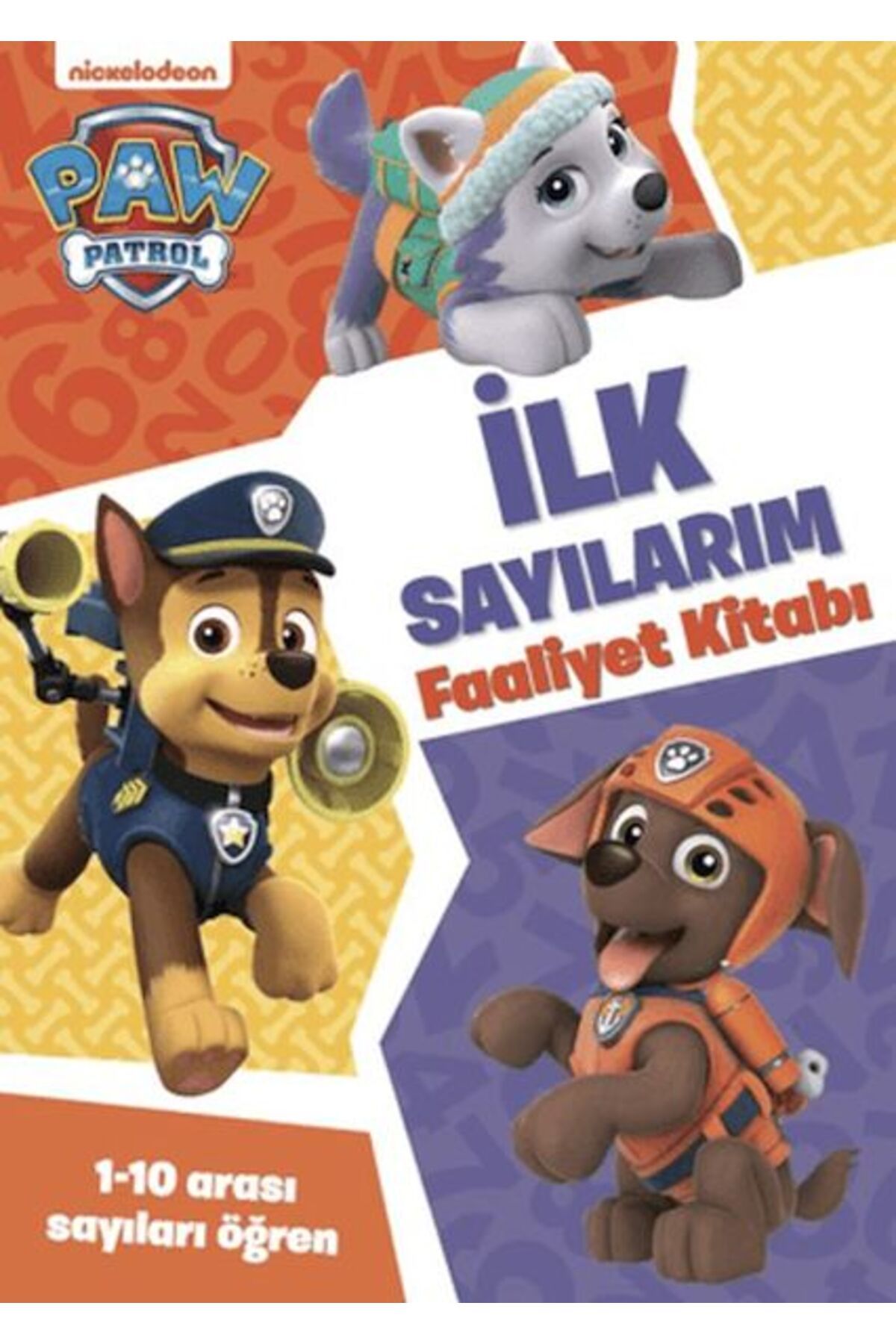 Destek Yayınları Paw Patrol İlk Sayılarım Faaliyet Kitabı