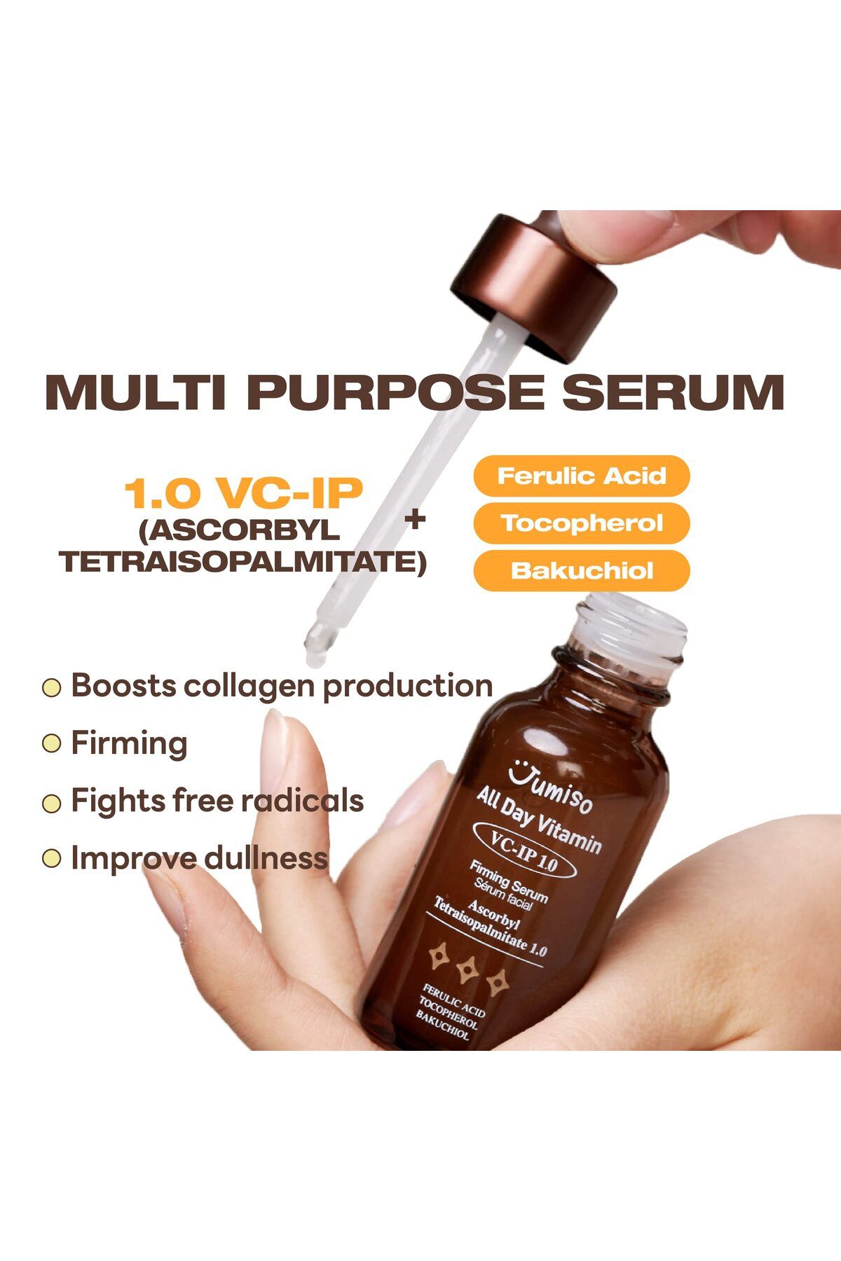 Jumiso-All Day VC-IP 1.0 Firming Serum 30ml, Boosts Collagen, Reduces Fine Lines 5