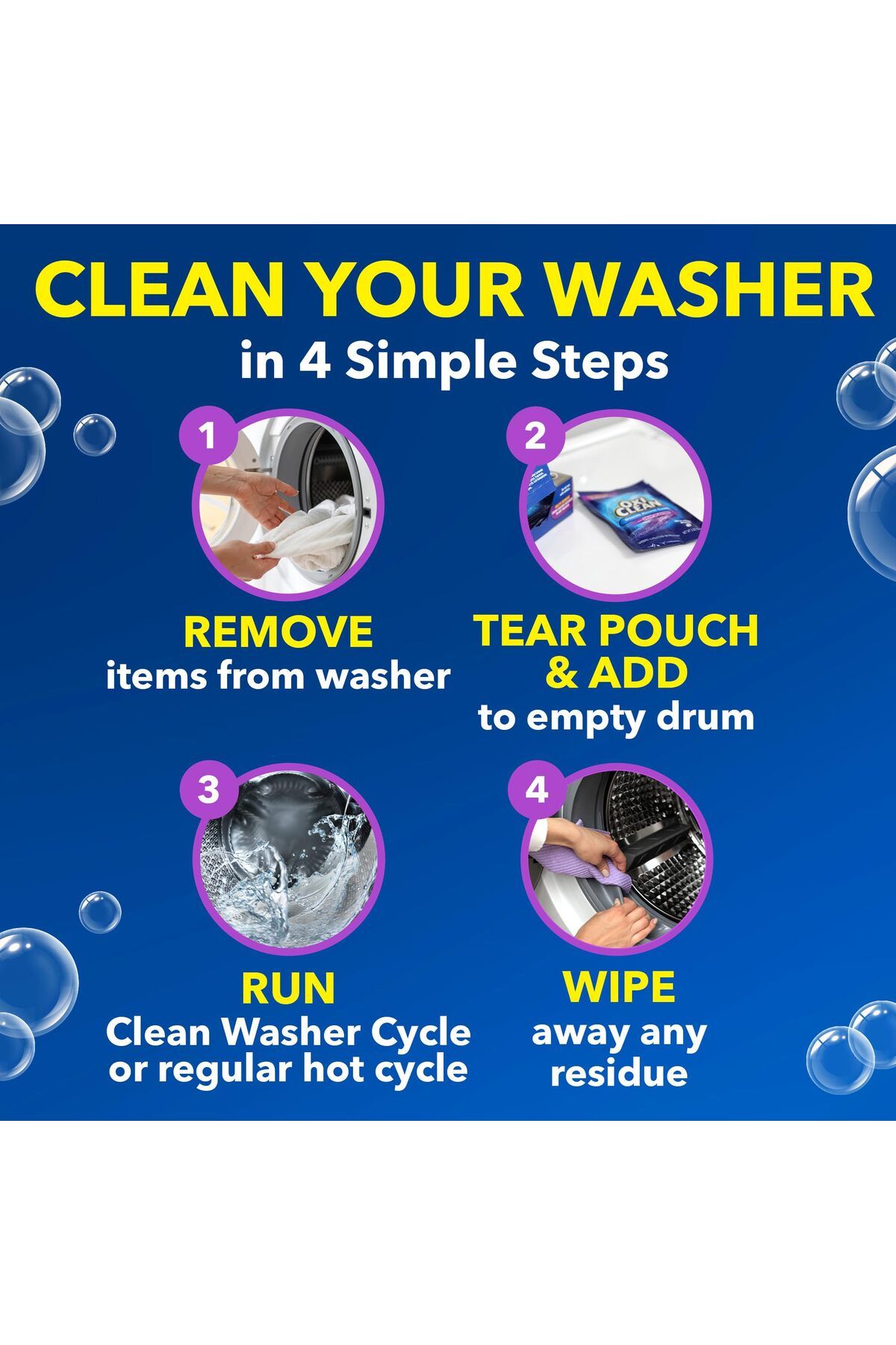 oxiclean-Washing Machine Cleaner with Odor Blasters, 4 Count 6