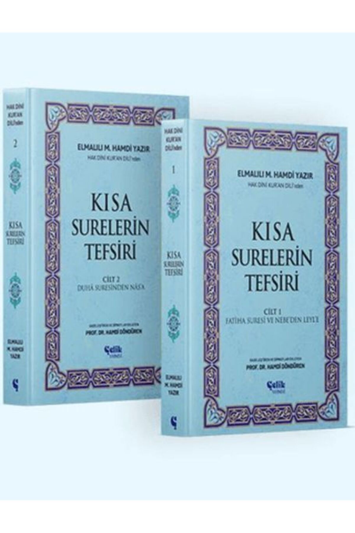 Çelik Yayınevi Hak Dini Kuran Dilinden Kısa Surelerin Tefsiri 2 Cilt