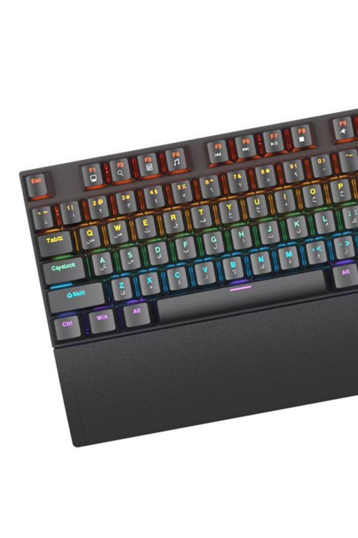 kayan Global-Kian KN-X10 Mechanical Switch Keyboard Red Combo with Keyboard Rest and Black Gaming Mouse 4