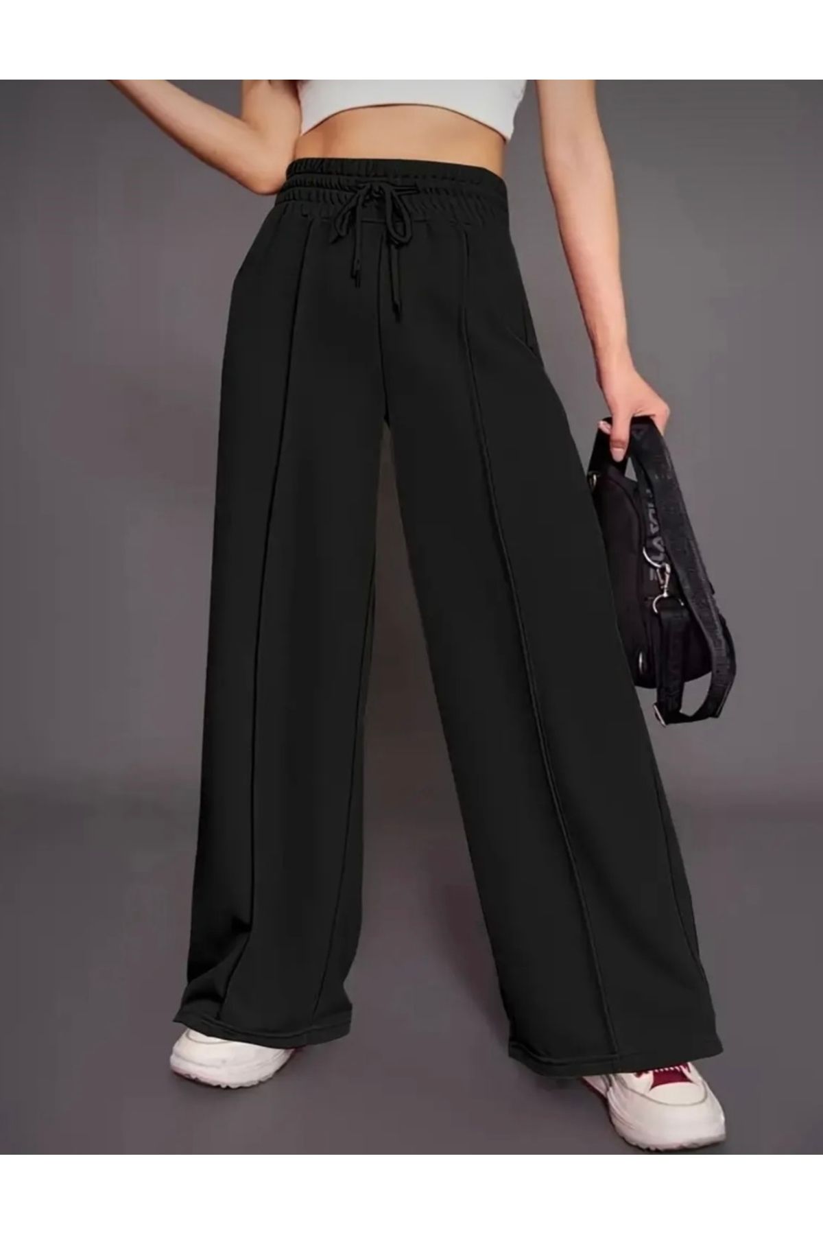 LACKH Pantaloni De Trening Largi Paraçanın Îmbrăcăminte Confortabilă Unisex - S