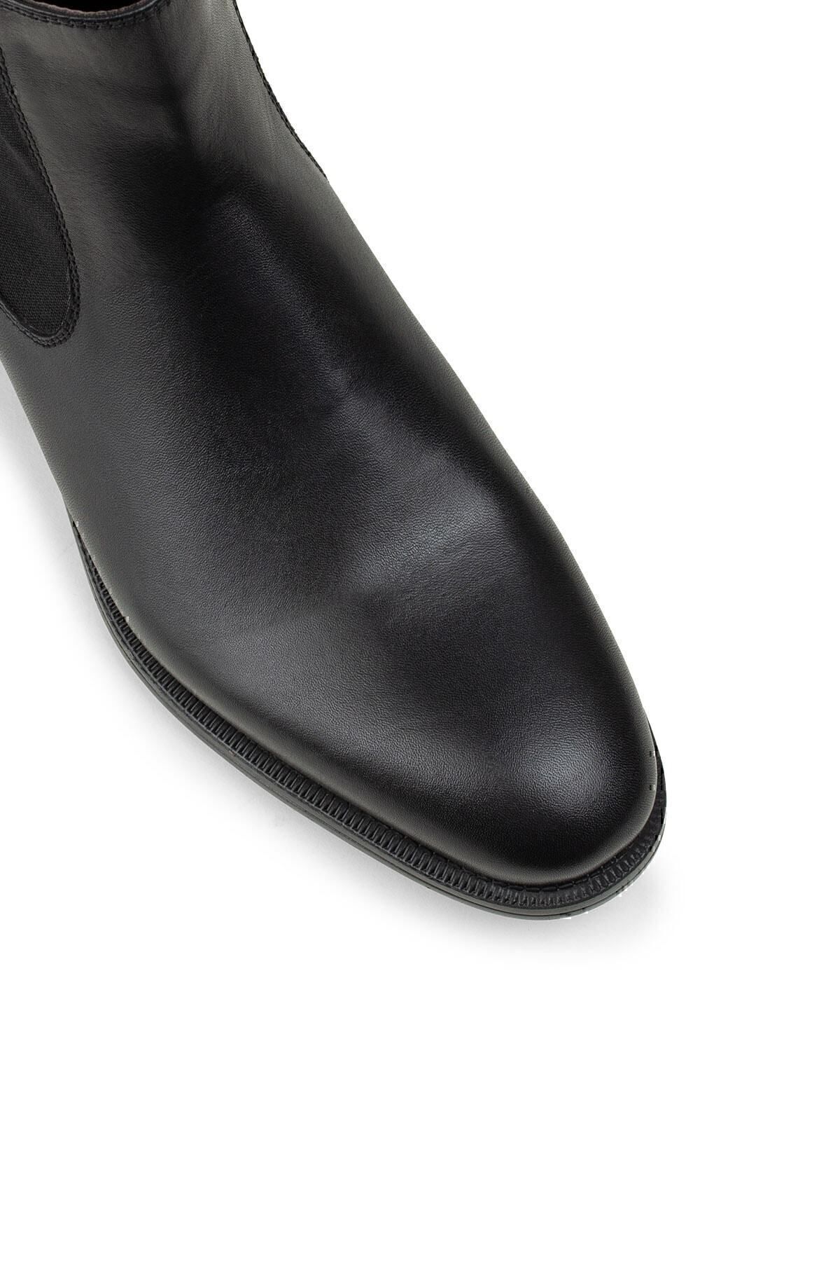 Deery-Genuine Leather Black Men's Chelsea Boots 4