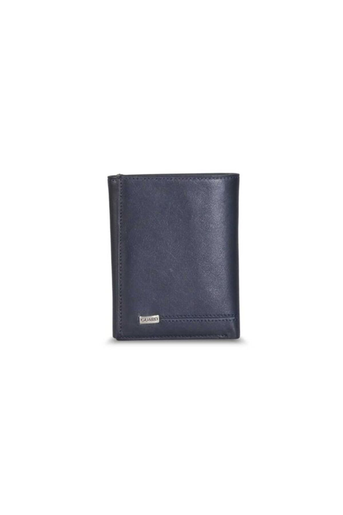 GUARD-Navy Blue Vertical Genuine Leather Men's Wallet P73 1